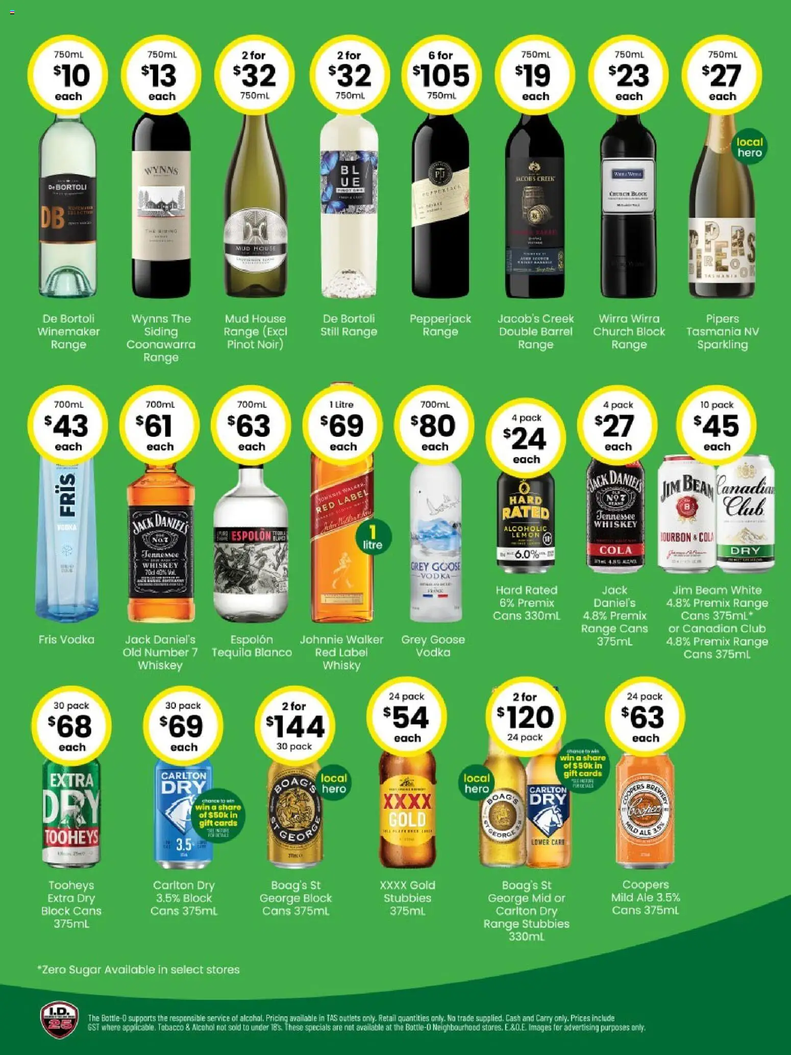 The Bottle-O catalogue - valid from 30.03.2026 | Page: 2 | Products: Bourbon, Vodka, Sugar, Lemon