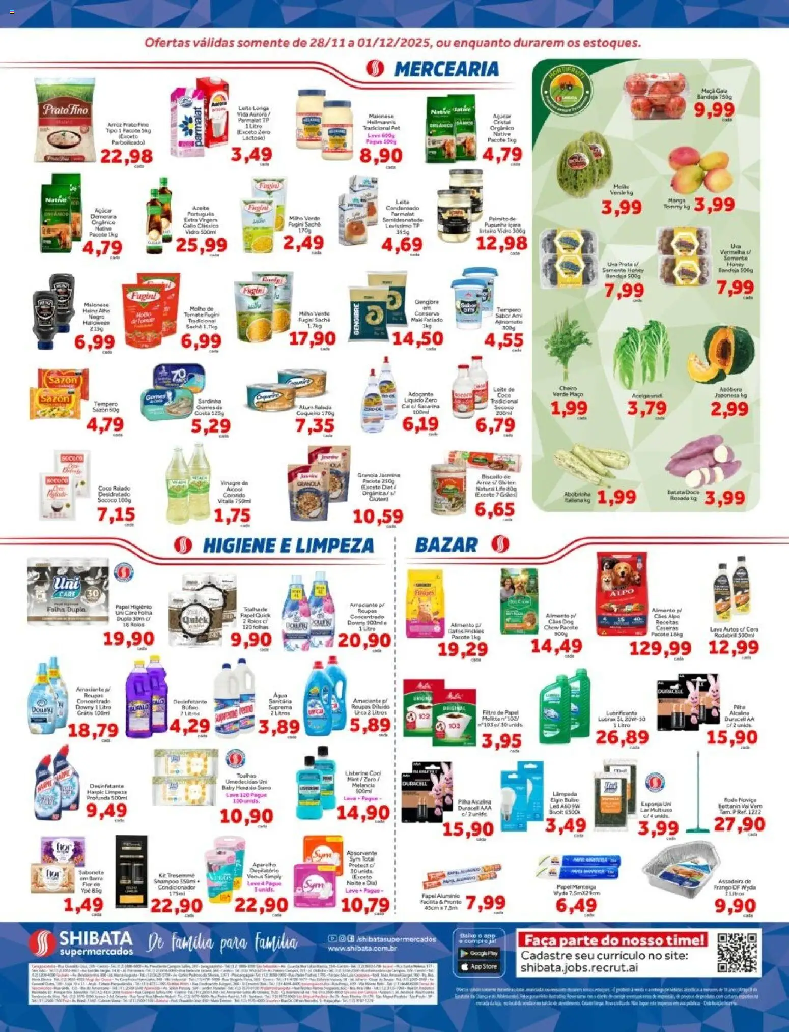 Shibata Folheto - válido de 28.11.2025 | Página: 2 | Produtos: Pupunha, Adoçante, Granola, Sardinha