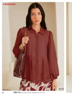 Vista previa de Cklass catálogo Primavera, nuevo folleto de la tienda, válido en México a partir del 02.01.2026 | Página: 270 | Productos: Blusa, Bolso, Café