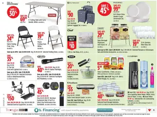 Canadian Tire flyer valid from 11.07.2025 | Page: 15 | Products: Luggage, Ketchup, Table, Wine