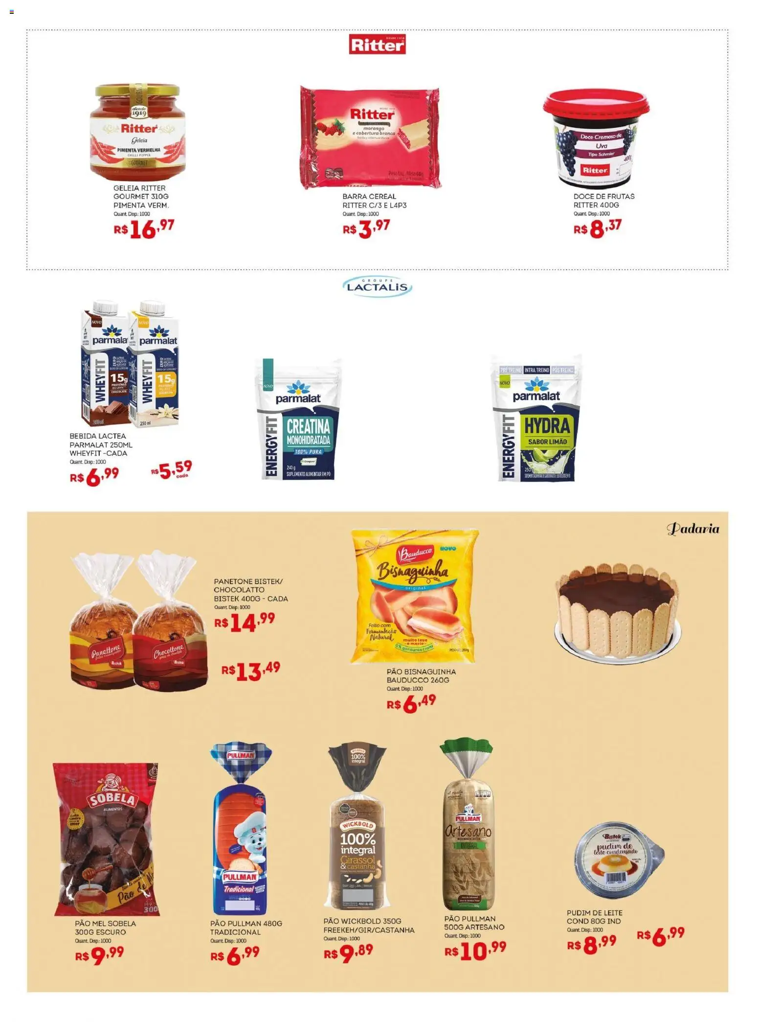 Bistek Supermercados Folheto - válido de 19.11.2025 | Página: 9 | Produtos: Chocolate, Mel, Geleia, Bebida