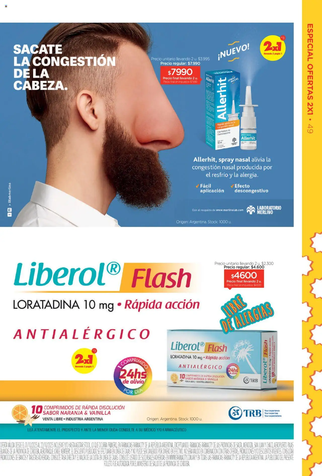 Farmacity catálogo │ válido desde el 01.10.2025 | Página: 49
