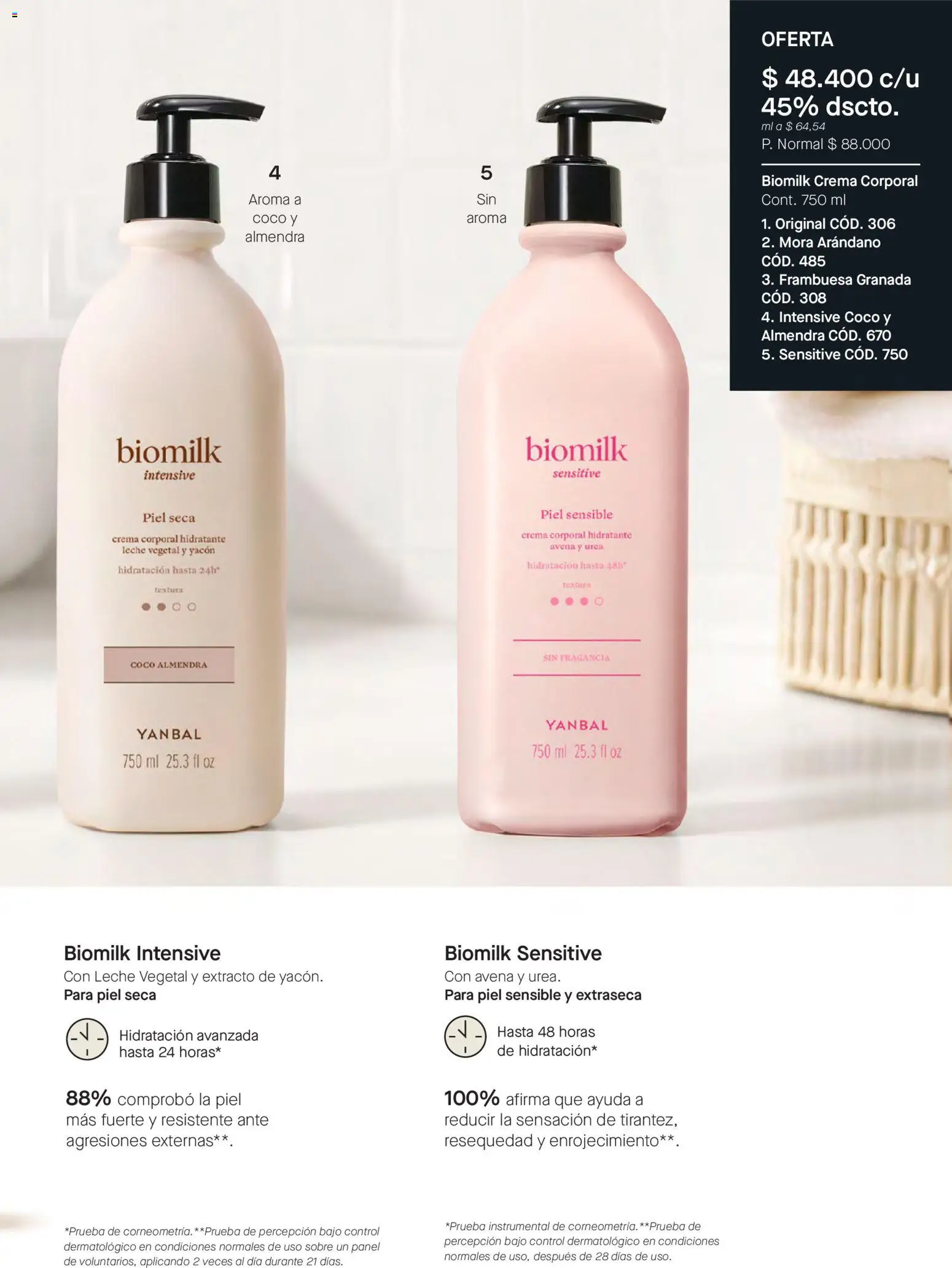 Yanbal revista - valida desde el 03.01.2026 | Página: 103 | Productos: Crema, Avena, Sobre, Mora