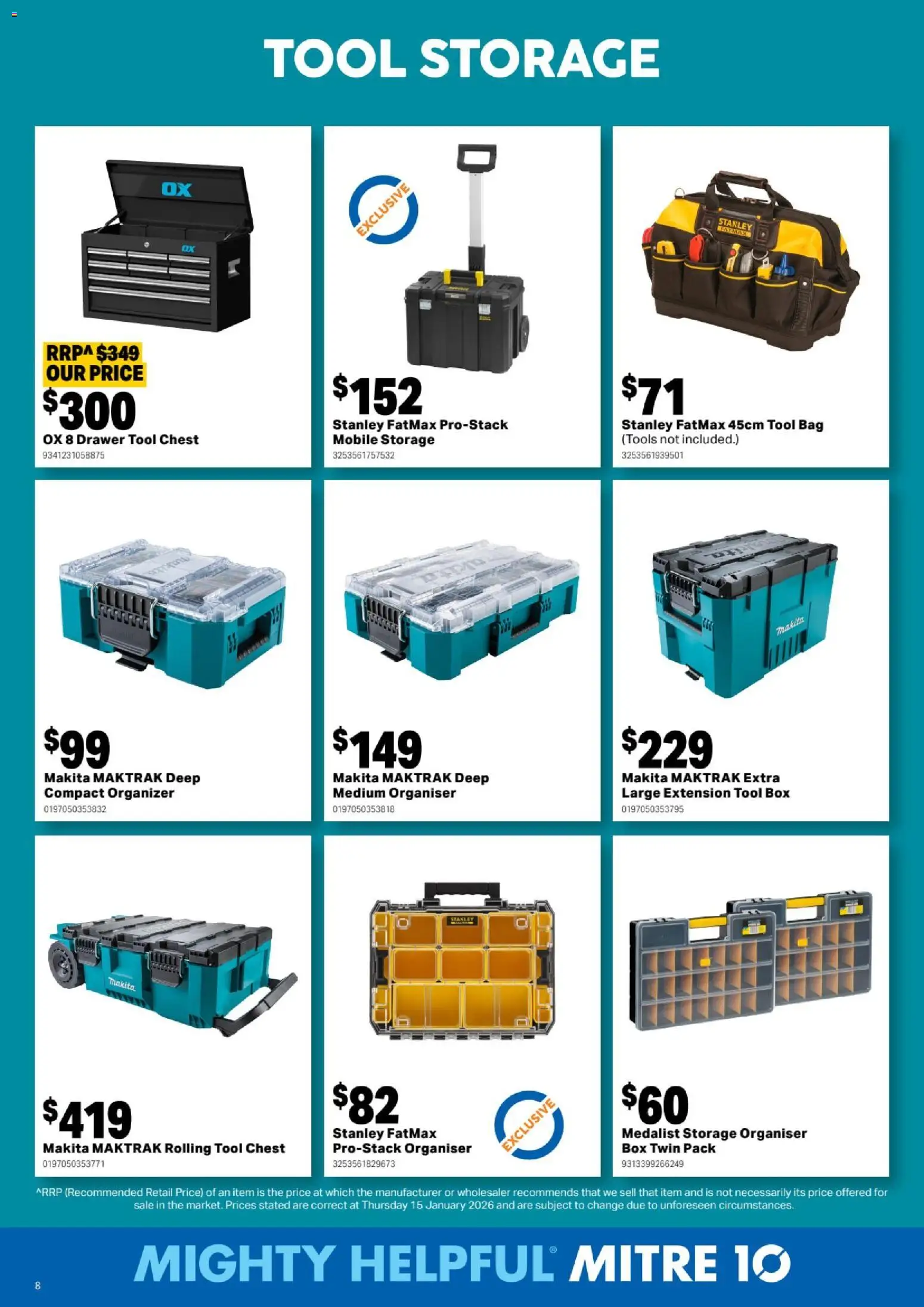 Mitre 10 catalogue - valid from 25.02.2026 | Page: 8 | Products: Box, Bag, Tools, Mobile
