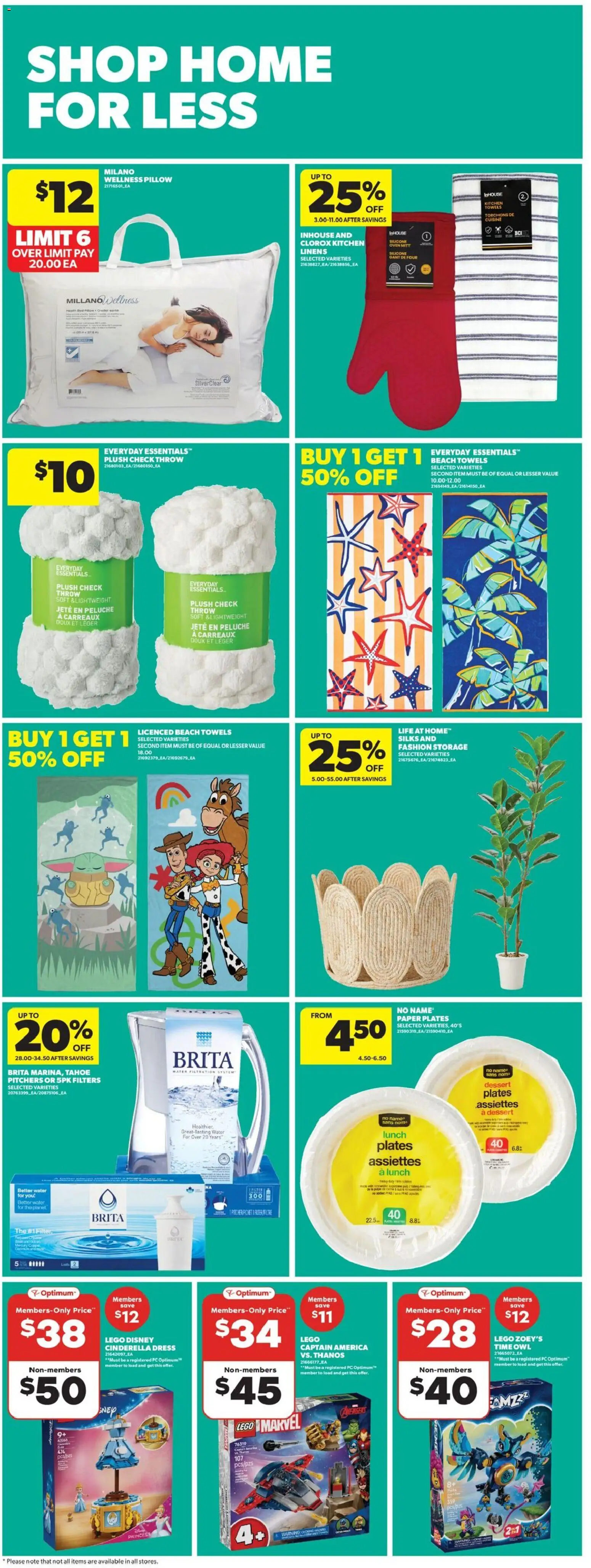 Real Canadian Superstore flyer valid from 26.02.2026 | Page: 30 | Products: PC, Oven, Bed, Pillow