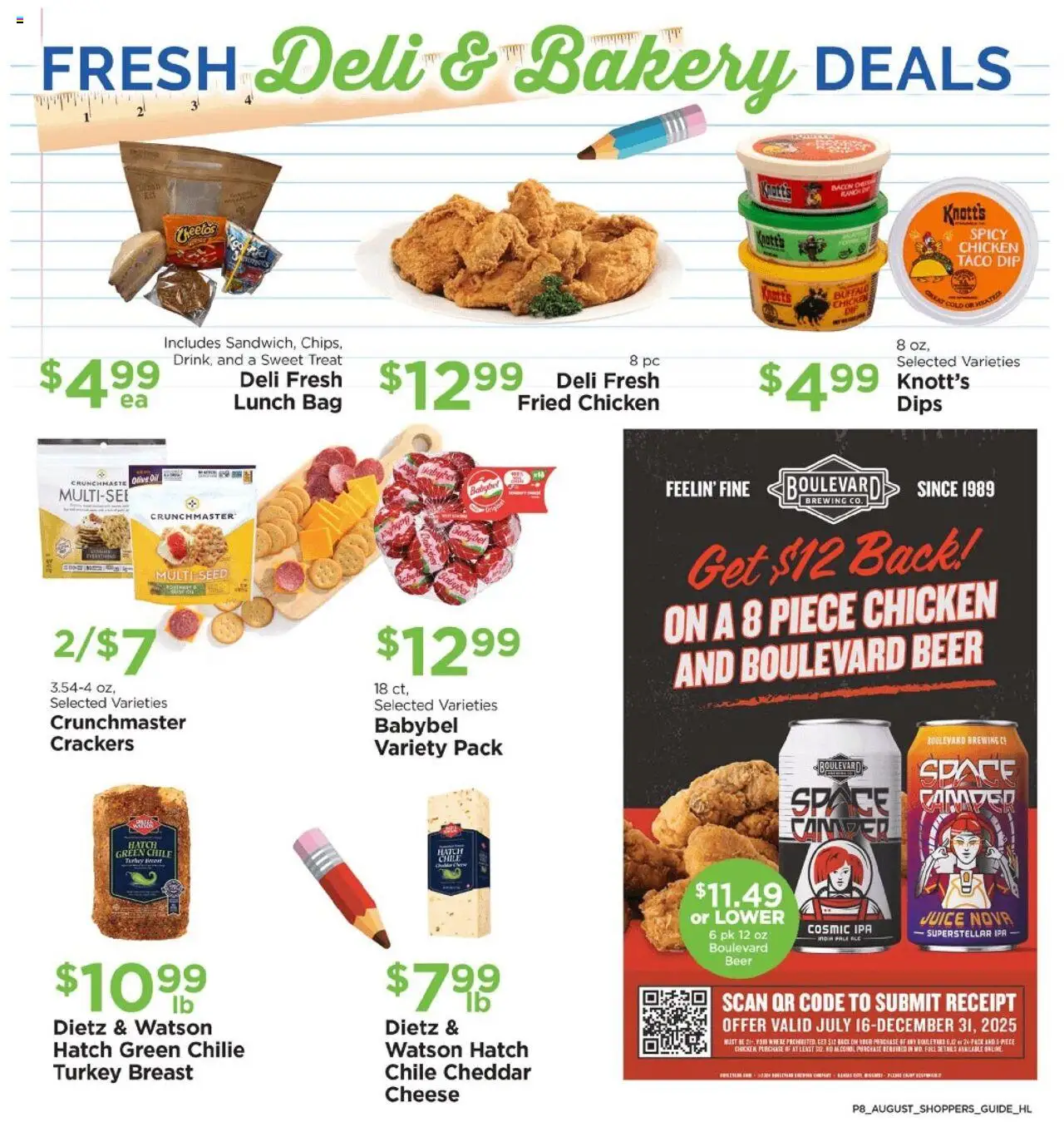 Homeland Bring Savings Home Shopper's Guide - valid from 01.08.2025 | Page: 8 | Products: Bakery, Cheese, Oil, Juice