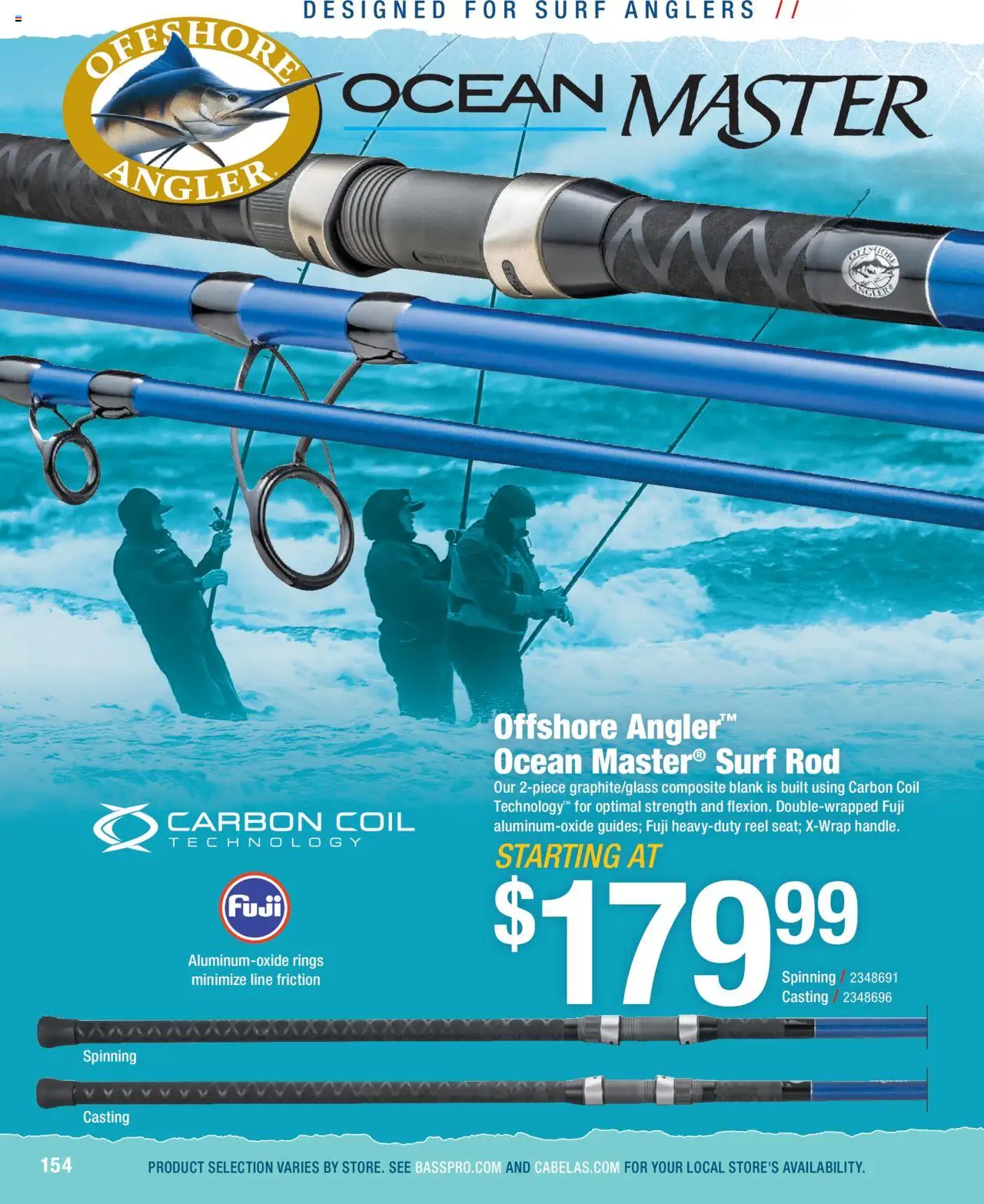 Cabela's Saltwater Specialist 25 - valid from 01.01.2025 | Page: 154 | Products: Rod