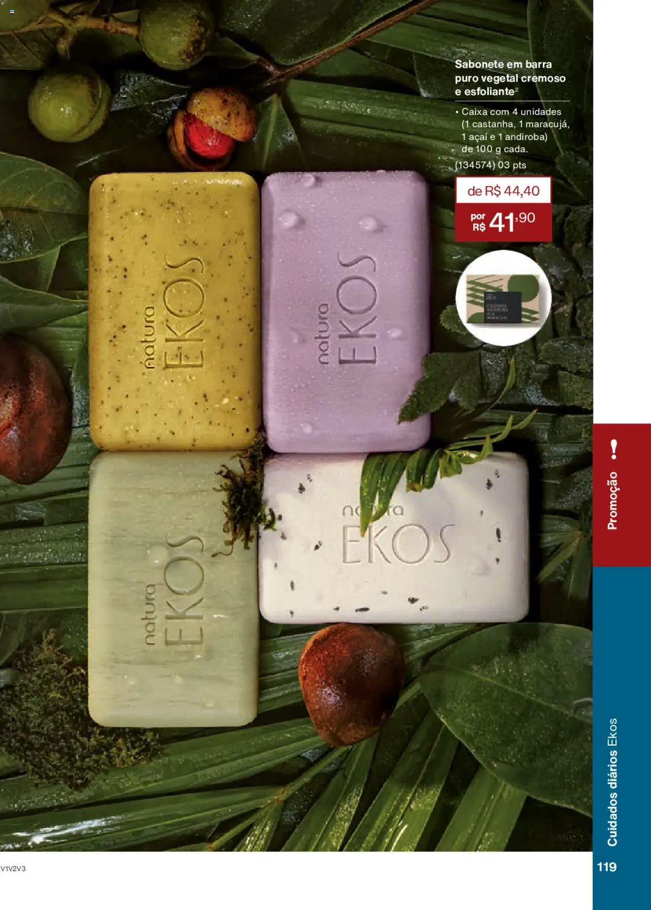 Natura Folheto - válido de 05.06.2025 | Página: 119 | Produtos: Caixa, Sabonete, Açaí