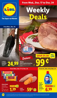 Preview of Lidl weekly ads valid from 17.12.2025