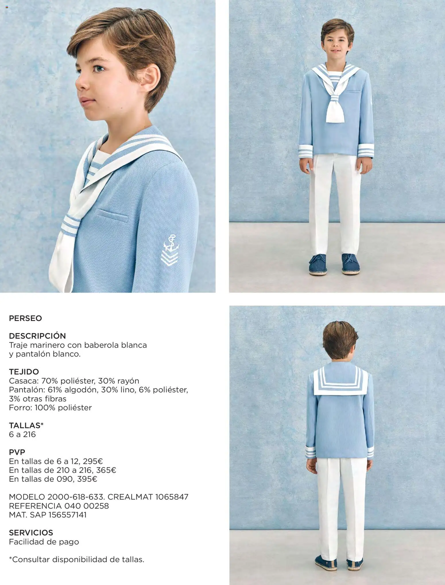 Nuevas ofertas de El Corte Inglés válidas en toda la República Mexicana desde el 20.11.2025. ¡Encuentra las mejores ofertas en El Corte Inglés catálogo Comuniones ! | Página: 19 | Productos: Traje