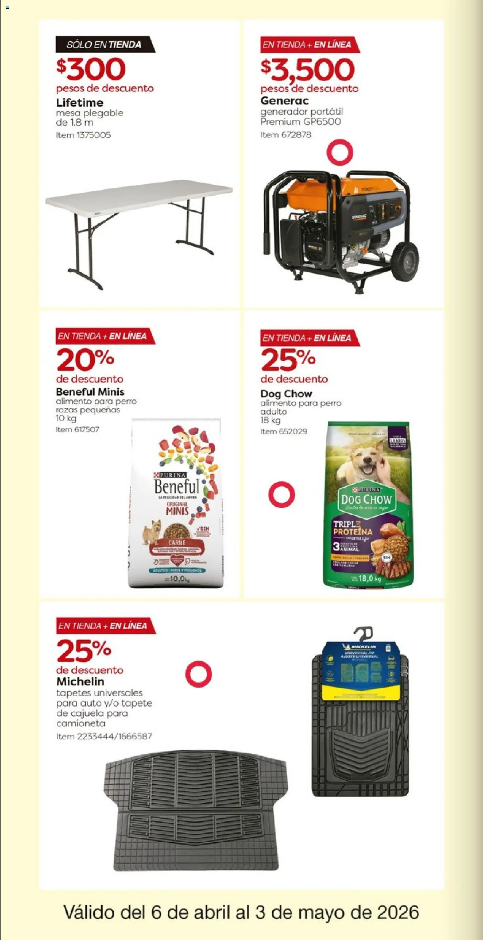 Nuevas ofertas de Costco válidas en toda la República Mexicana desde el 06.04.2026. ¡Encuentra las mejores ofertas en Costco catálogo! | Página: 16 | Productos: Mesa, Tapete