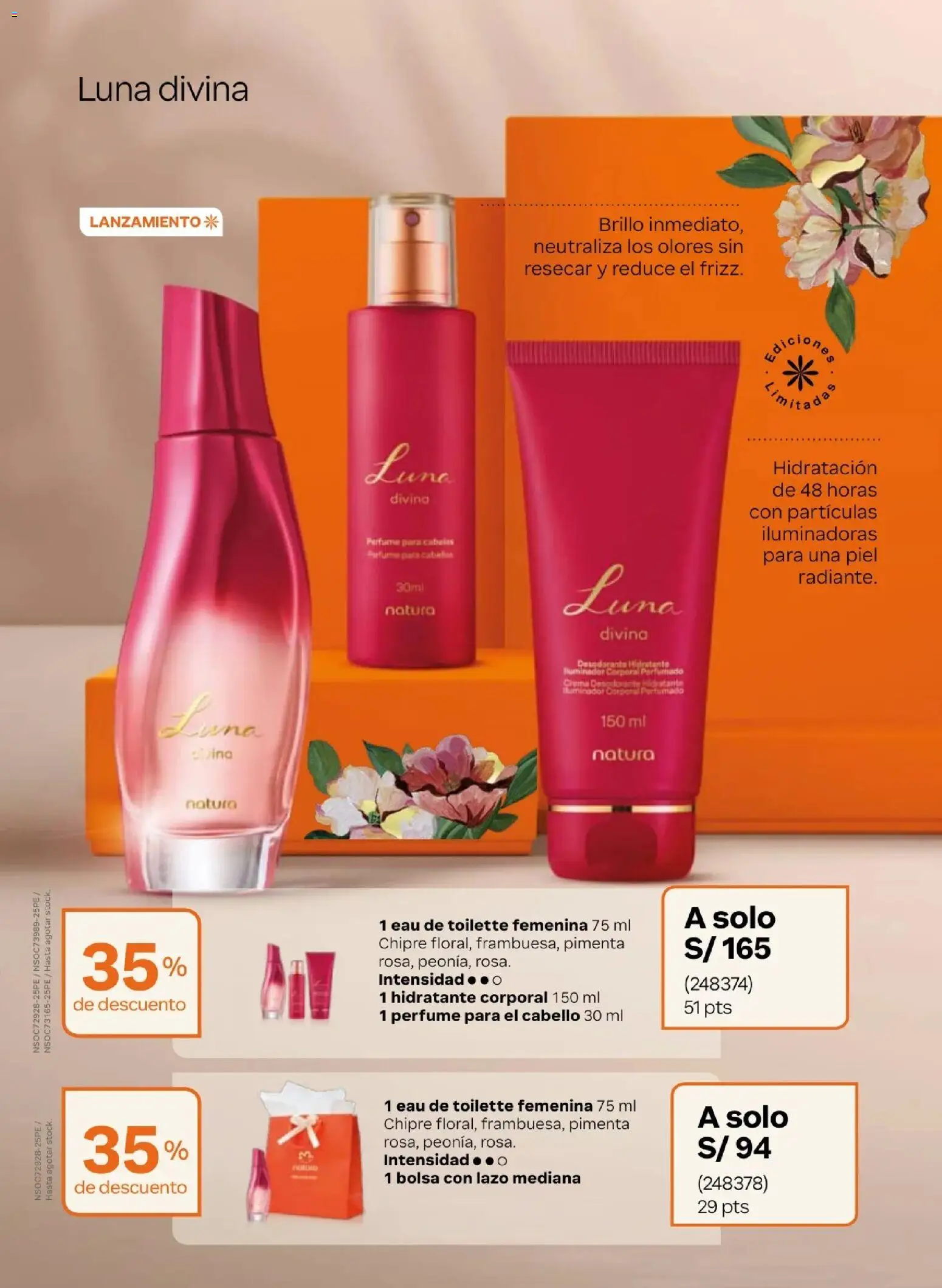 Catálogo Natura válido desde 31.03.2026 | Página: 9 | Productos: Desodorante, Bolsa, Perfume, EAU de Toilette