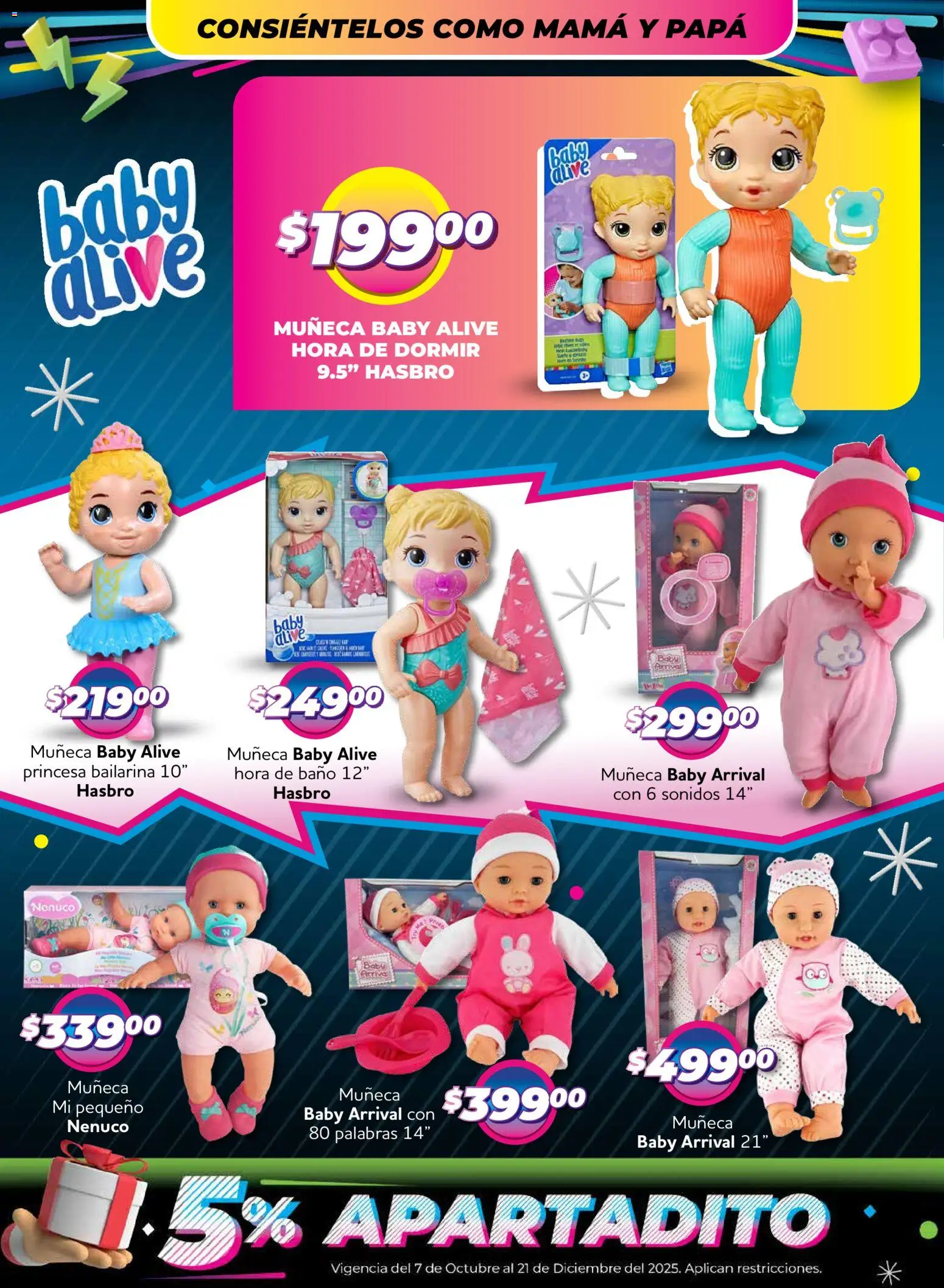 Nuevas ofertas de Soriana válidas en toda la República Mexicana desde el 27.11.2025. ¡Encuentra las mejores ofertas en Soriana - Reino de los Juguetes Mercado Nacional! | Página: 14