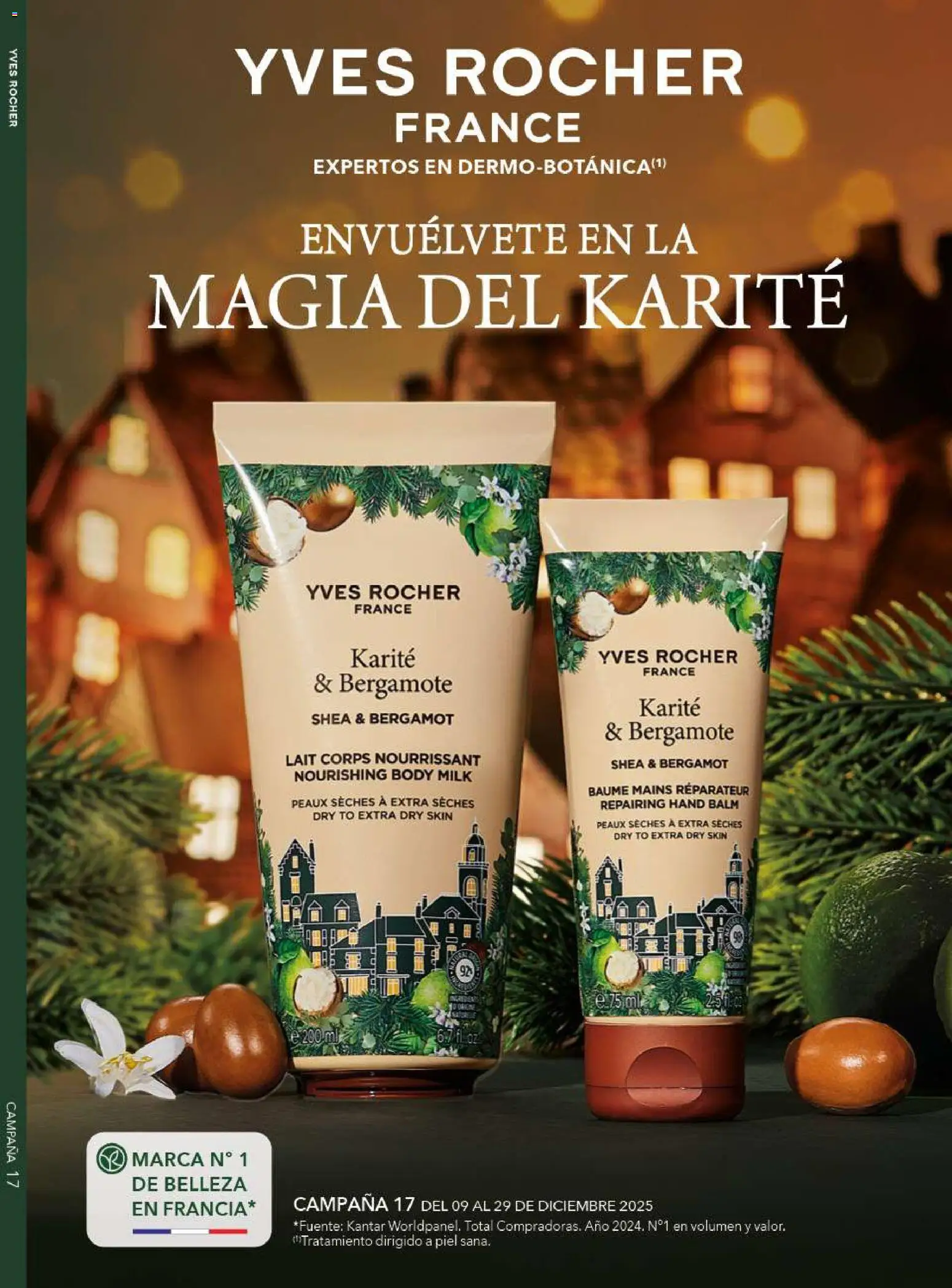 Nuevas ofertas de Yves Rocher válidas en toda la República Mexicana desde el 09.12.2025. ¡Encuentra las mejores ofertas en Yves Rocher campaña 17 2025! | Página: 1 | Productos: Body, Campana