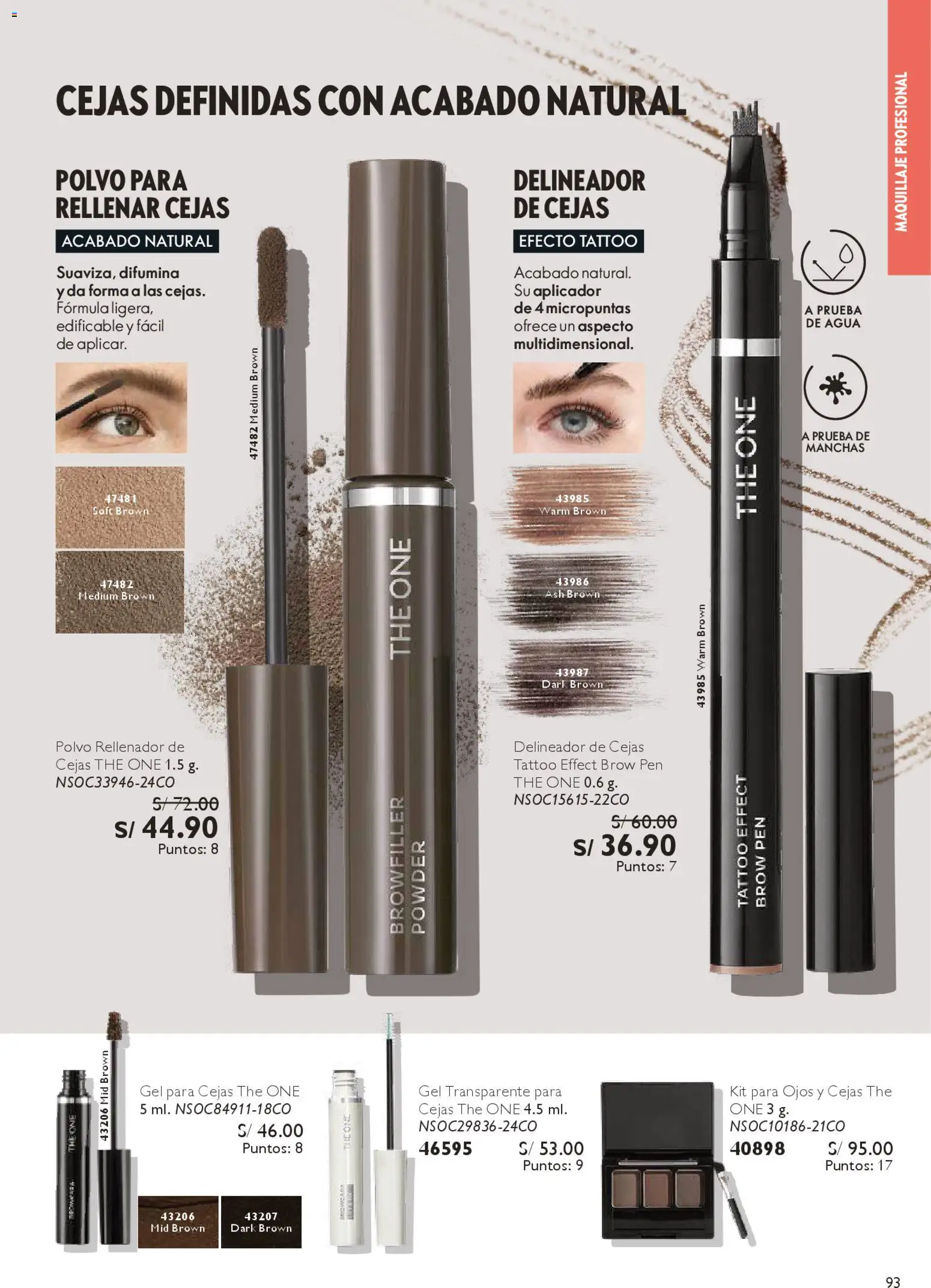 Catálogo Oriflame válido desde 07.03.2026 | Página: 101 | Productos: Delineador, Maquillaje, Polvo