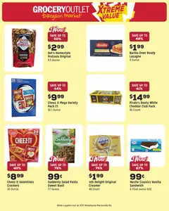 Preview of Grocery Outlet weekly ads valid from 15.04.2026 | Page: 9 | Products: Pasta, Salad, Oven