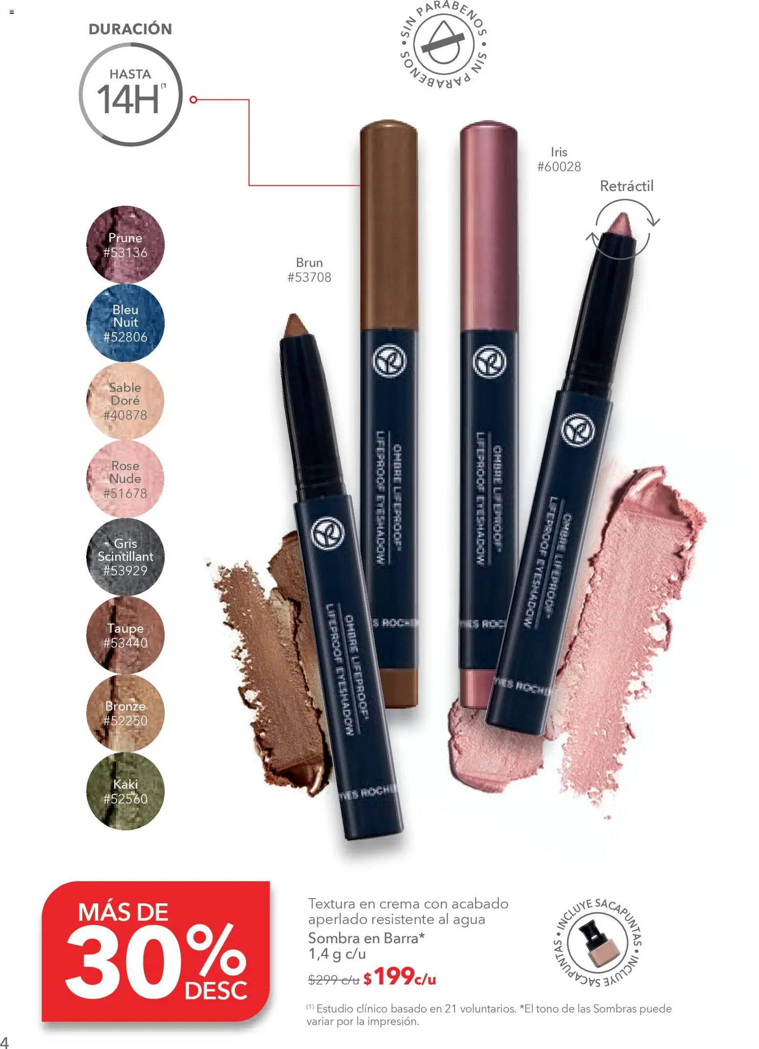 Nuevas ofertas de Yves Rocher válidas en toda la República Mexicana desde el 30.12.2025. ¡Encuentra las mejores ofertas en Yves Rocher campaña 1 2026! | Página: 4 | Productos: Crema, Agua, Sombra