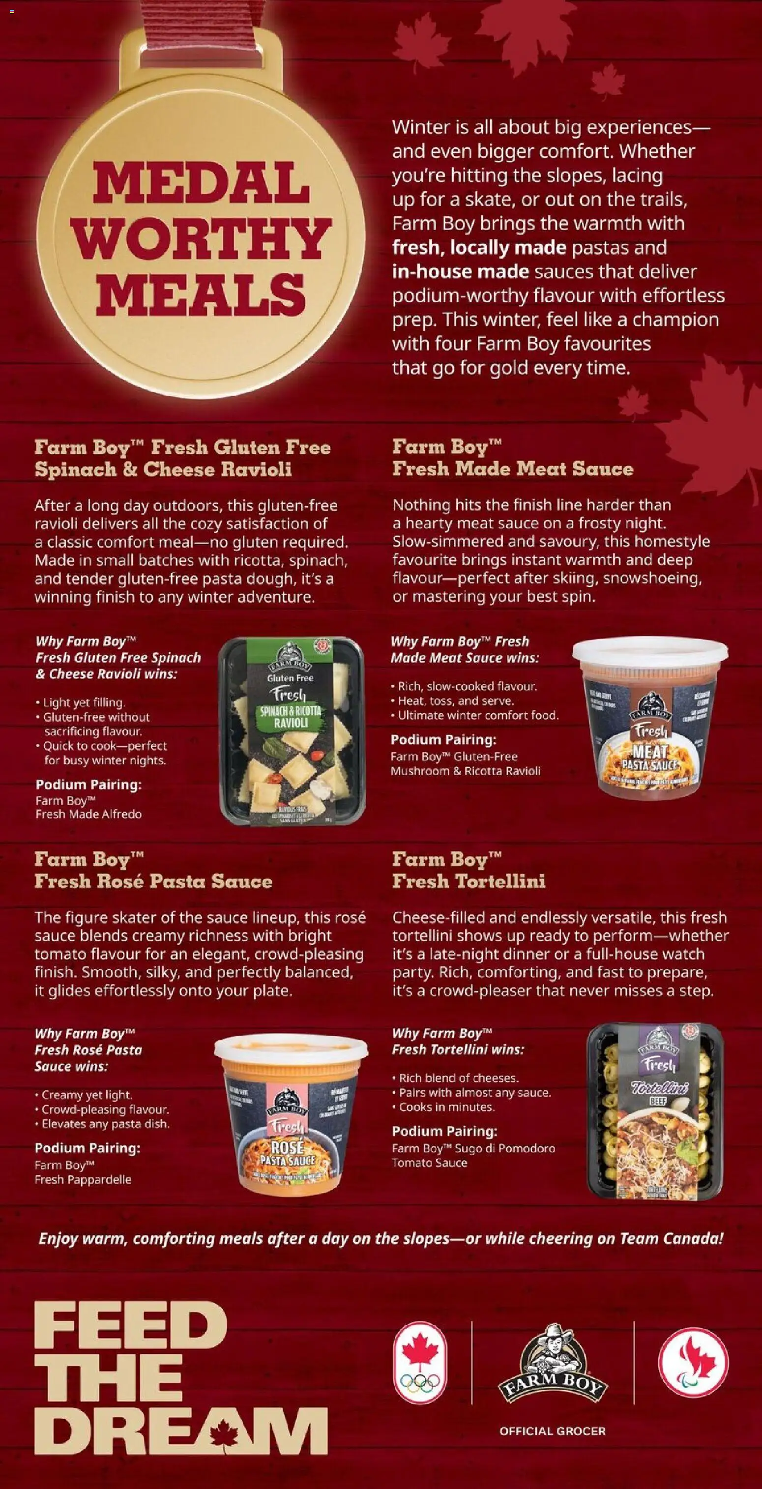 Farm Boy flyer valid from 19.02.2026 | Page: 8 | Products: Beef, Pasta, Watch, Cheese