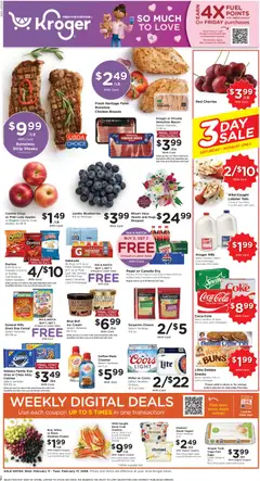 Preview of Kroger weekly ads valid from 11.02.2026