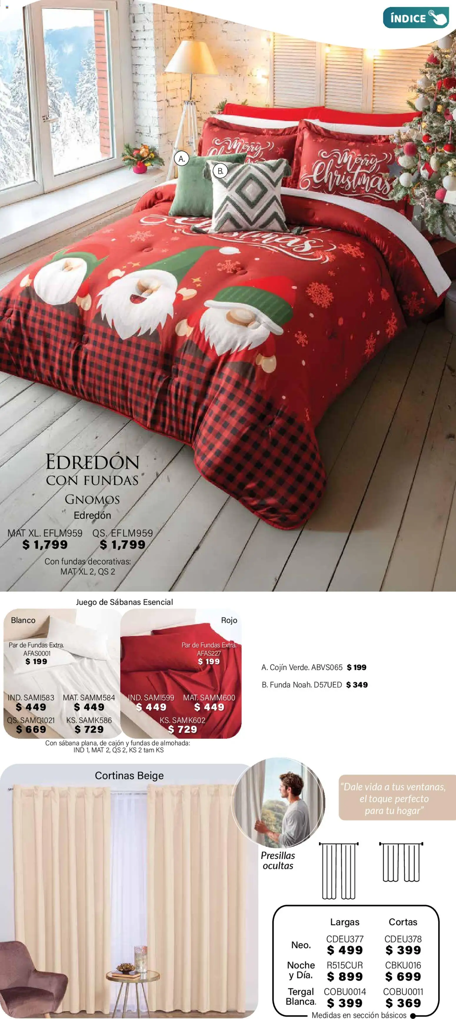 Nuevas ofertas de Colchas Concord válidas en toda la República Mexicana desde el 01.11.2025. ¡Encuentra las mejores ofertas en Colchas Concord Buen Fin! | Página: 161 | Productos: Juego, Funda, Almohada, Sabanas