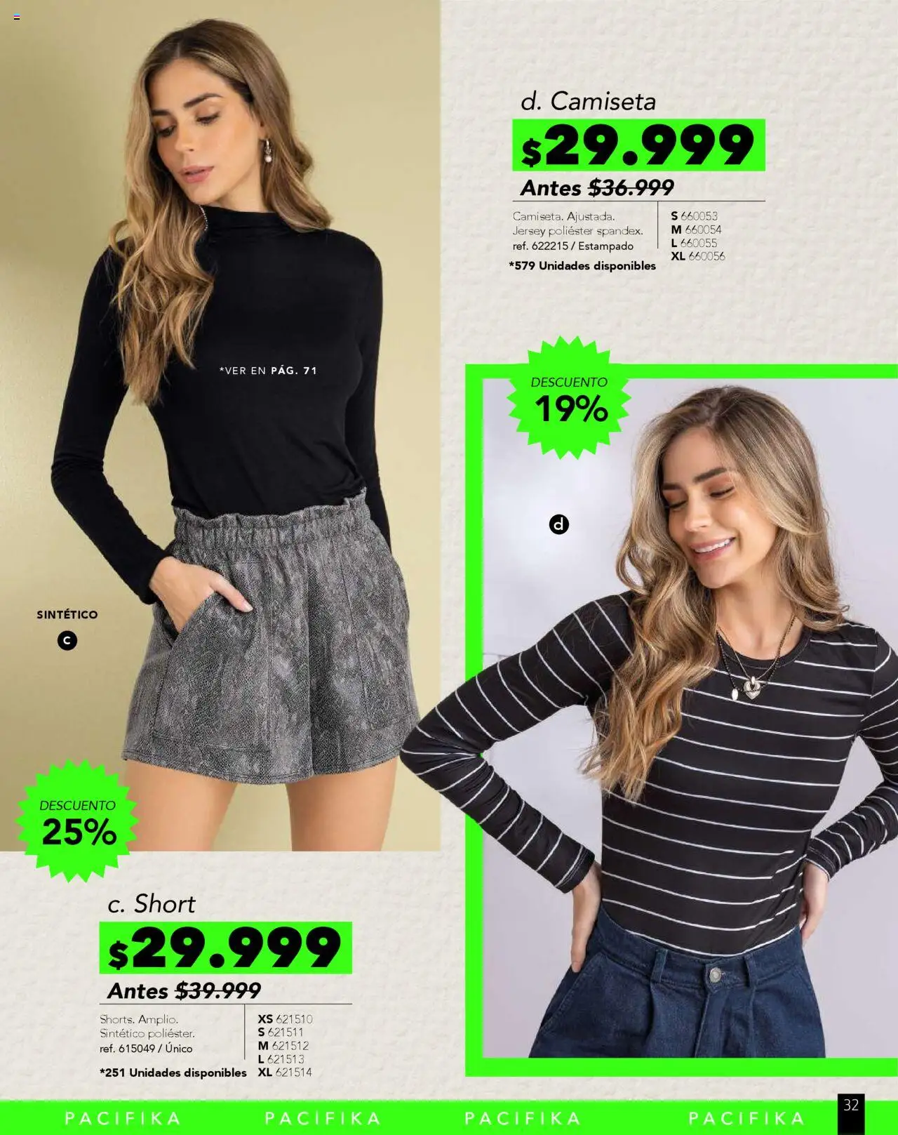 Pacifika revista - valida desde el 10.09.2025 | Página: 227 | Productos: Short, Camiseta