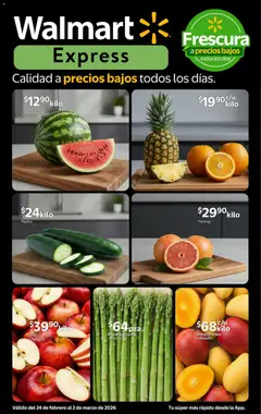 Vista previa de Walmart Express folleto, nuevo folleto de la tienda, válido en México a partir del 24.02.2026