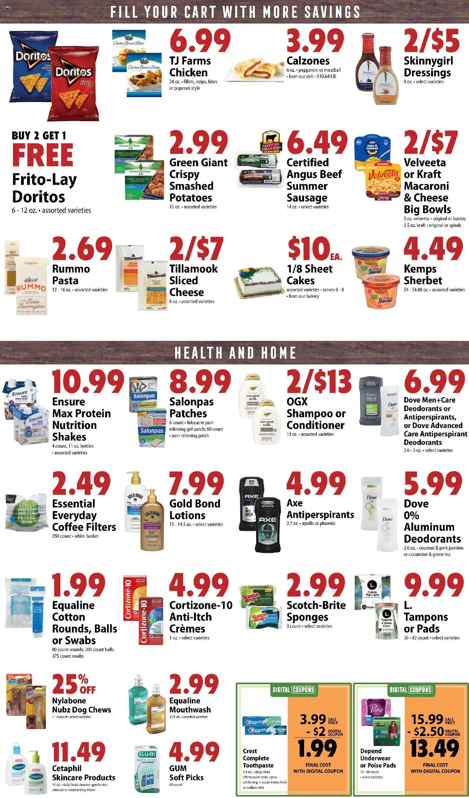 Festival Foods Weekly Ad - valid from 03.12.2025 | Page: 10 | Products: Basket, Shampoo, Antiperspirant, Sausage