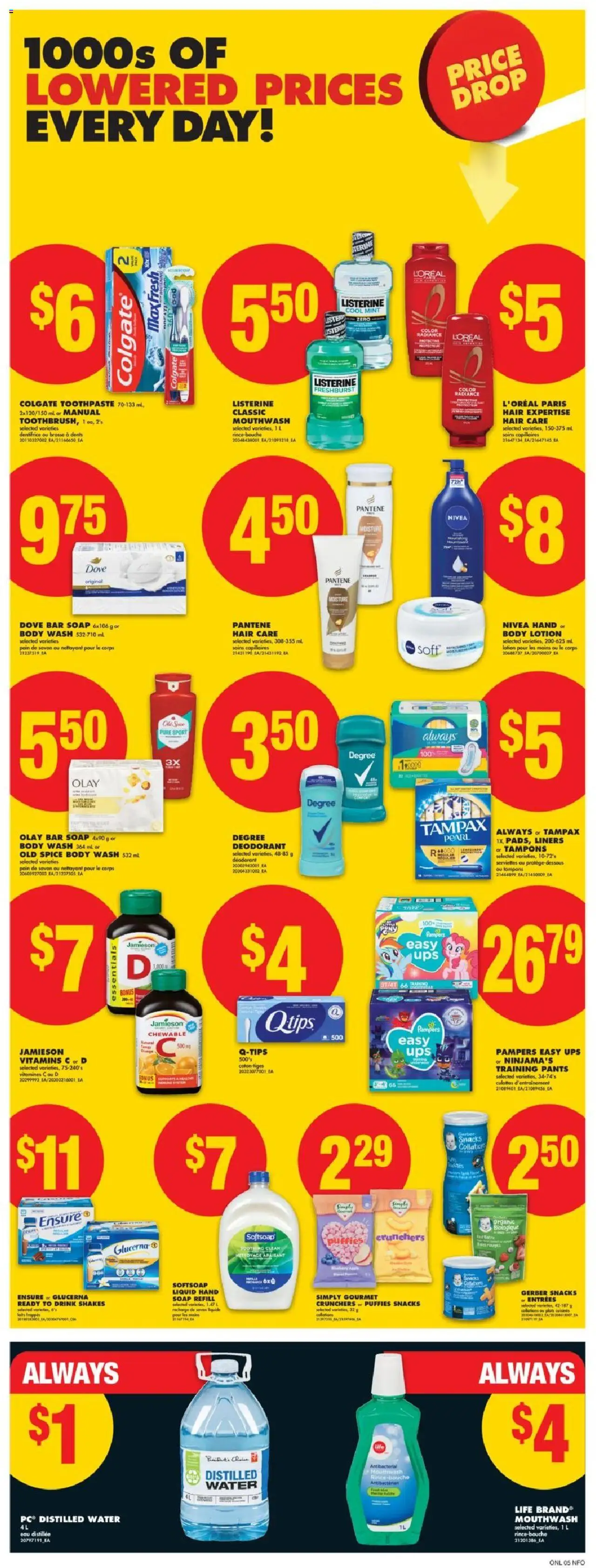 No Frills flyer valid from 02.10.2025 | Page: 11 | Products: PC, Body lotion, Soap, Deodorant