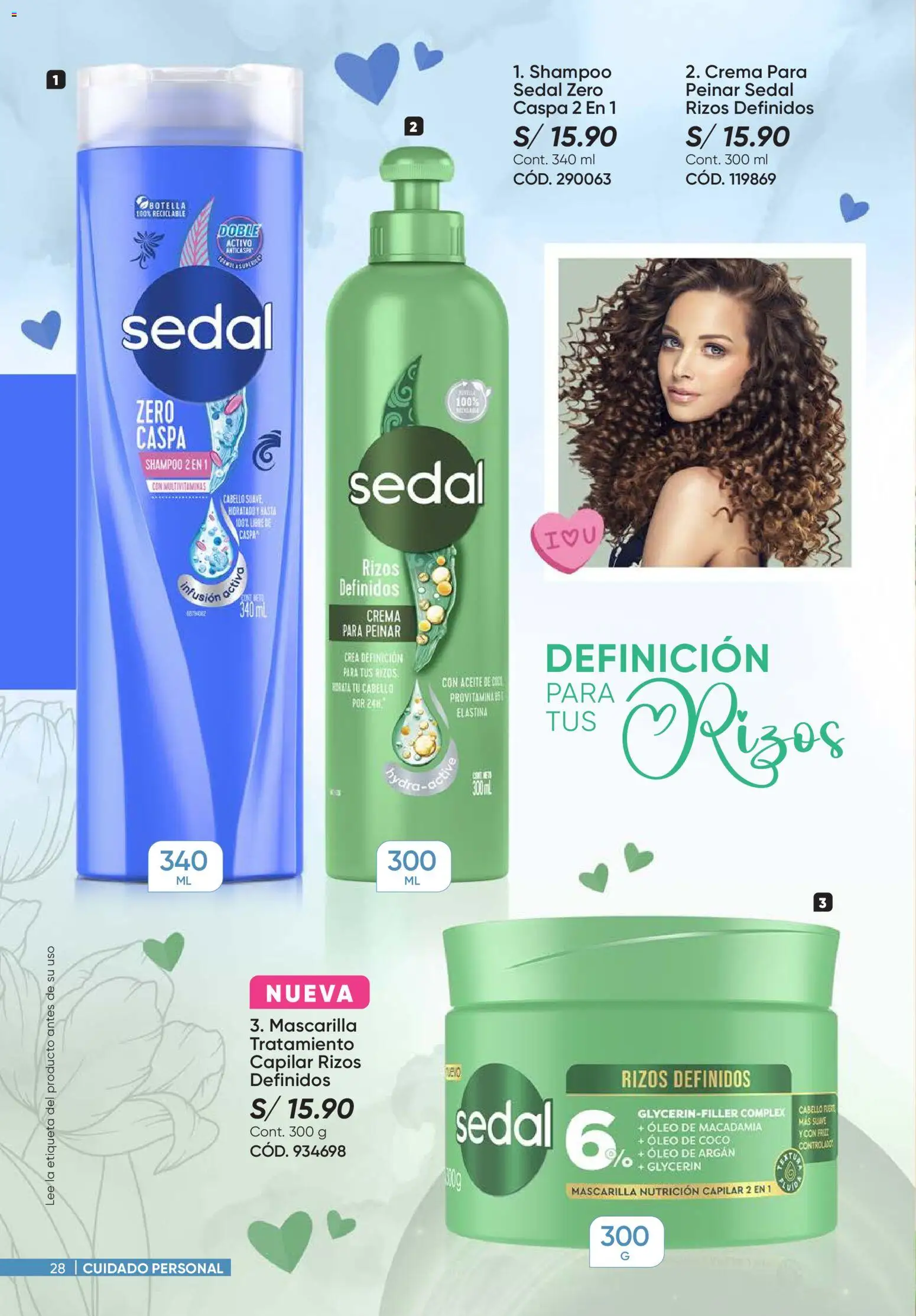 Catálogo Azzorti válido desde 07.01.2026 | Página: 28 | Productos: Shampoo, Aceite, Crema