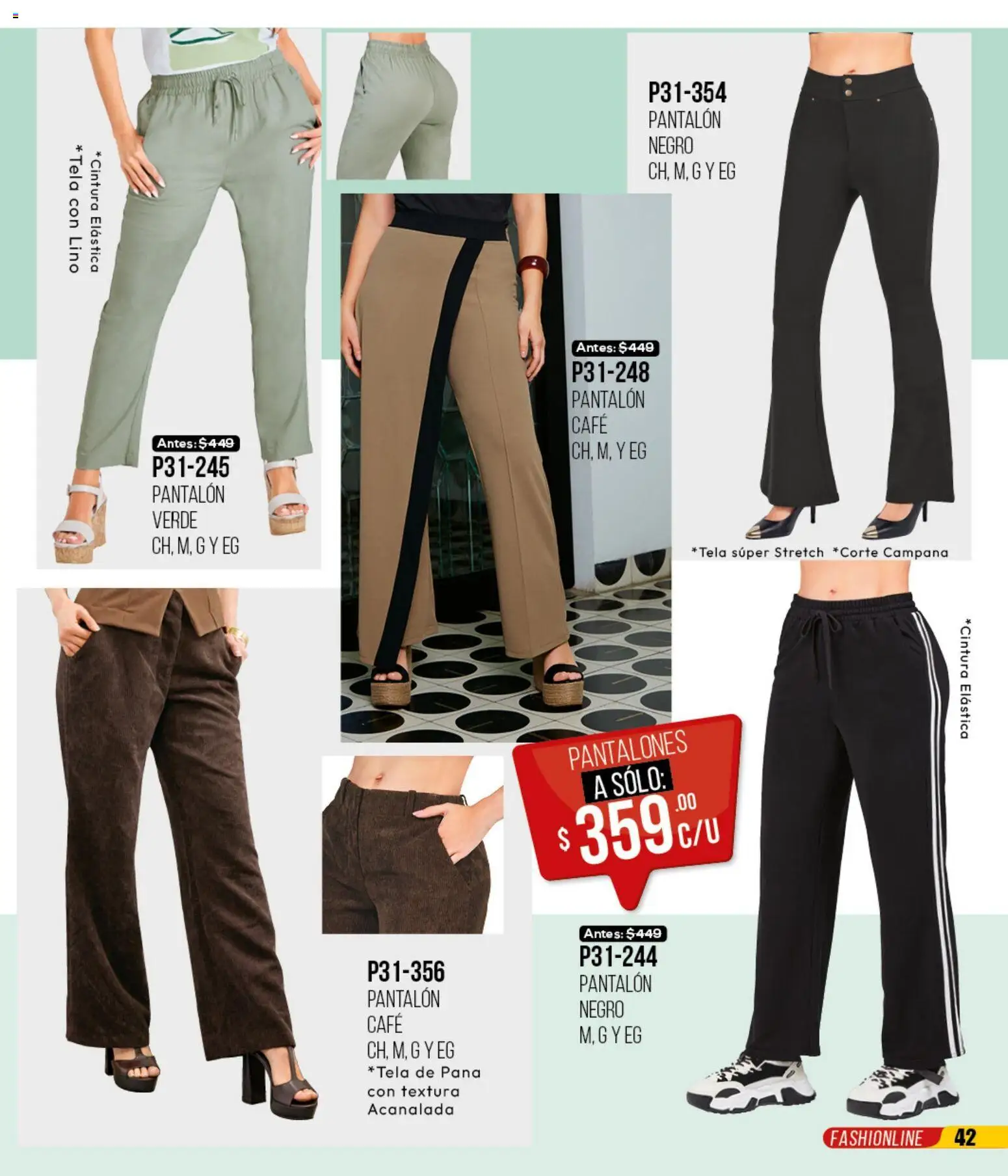 Nuevas ofertas de Cklass válidas en toda la República Mexicana desde el 12.01.2026. ¡Encuentra las mejores ofertas en Cklass catálogo Mega Ofertas Calzado! | Página: 352 | Productos: Pantalones, Café, Campana