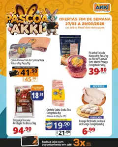 Akki Atacadista ofertas Páscoa - Pré-Visualização do folheto da loja Akki Atacadista, válido de 27.03.2026