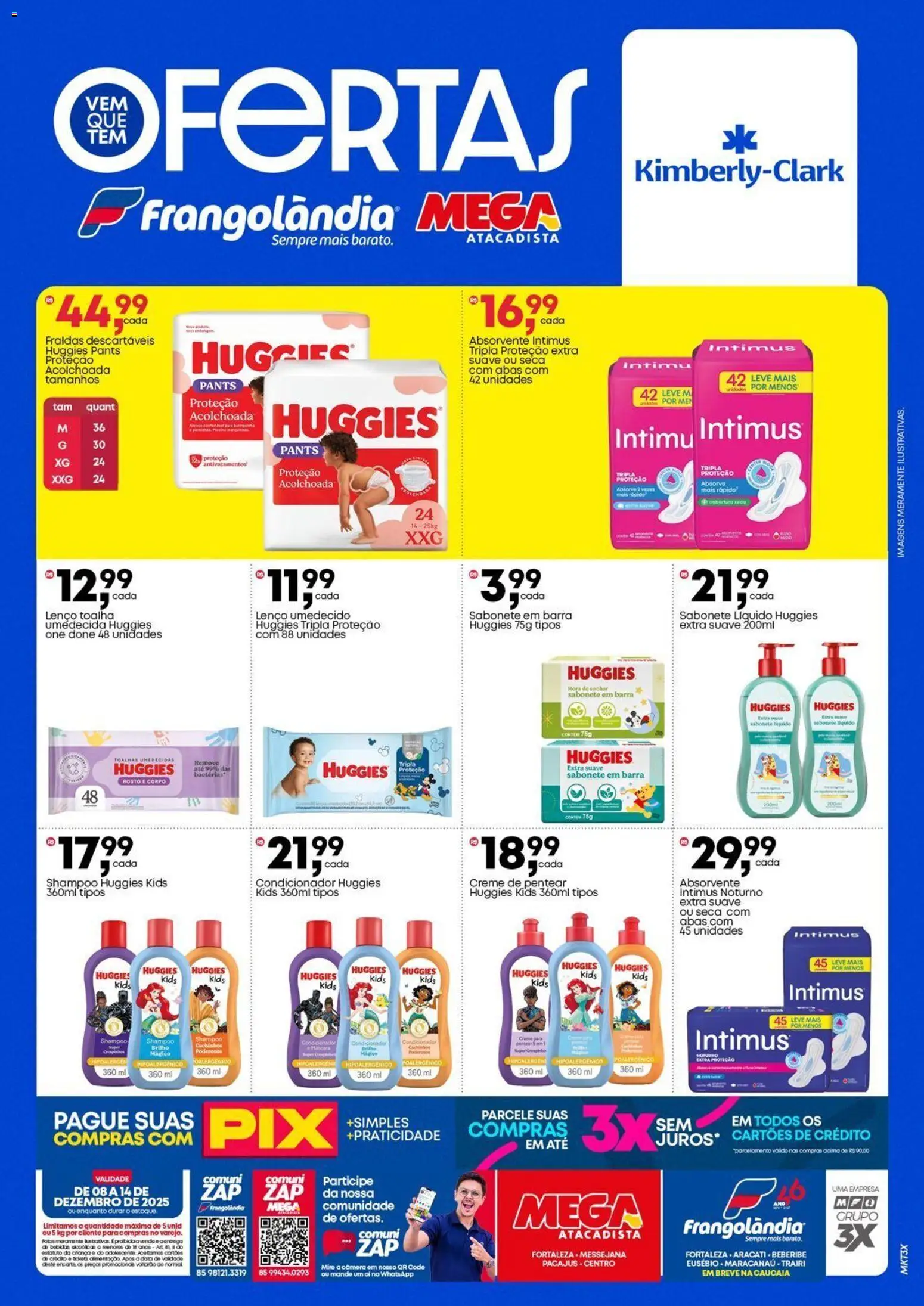 Frangolândia Folheto - válido de 08.12.2025 | Página: 1 | Produtos: Shampoo, Condicionador, Creme, Sabonete líquido