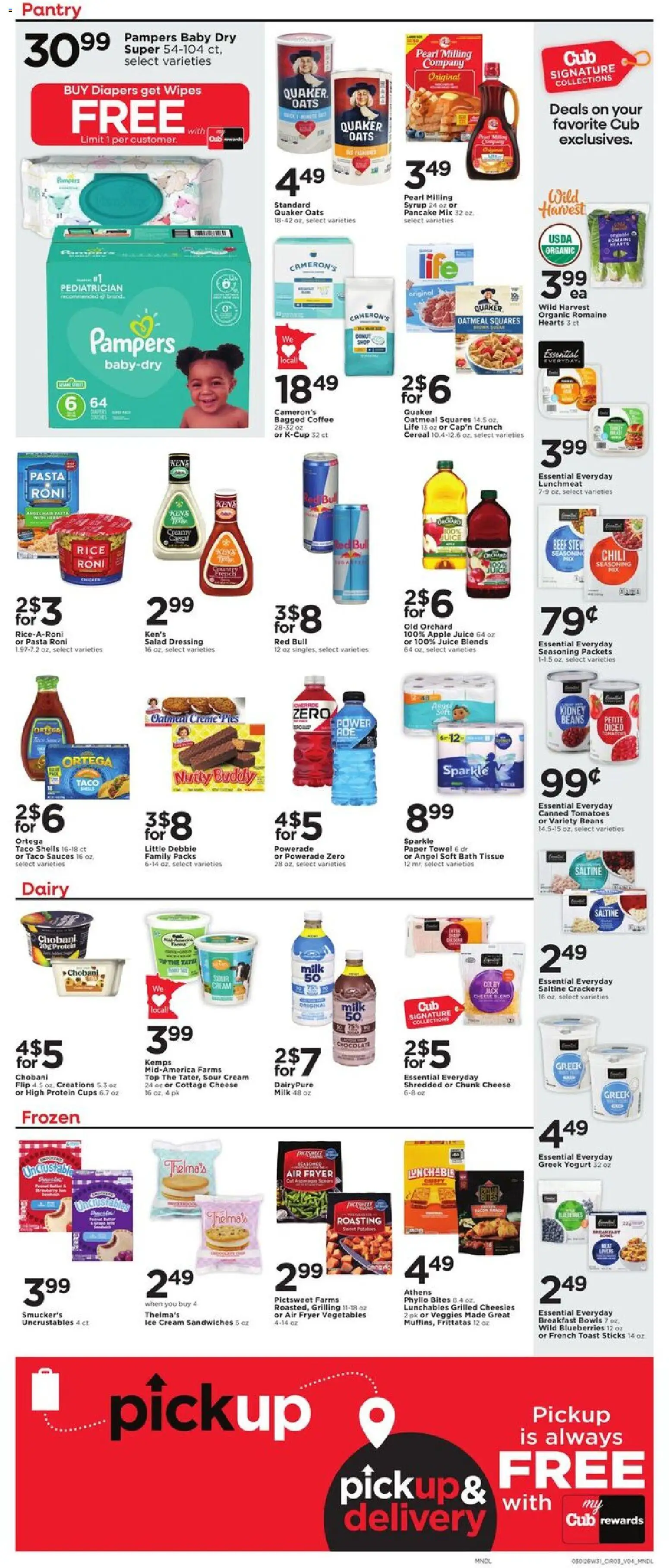 Cub Foods Weekly Ad - valid from 01.03.2026 | Page: 5 | Products: Fryer, Yogurt, Rice, Sour cream