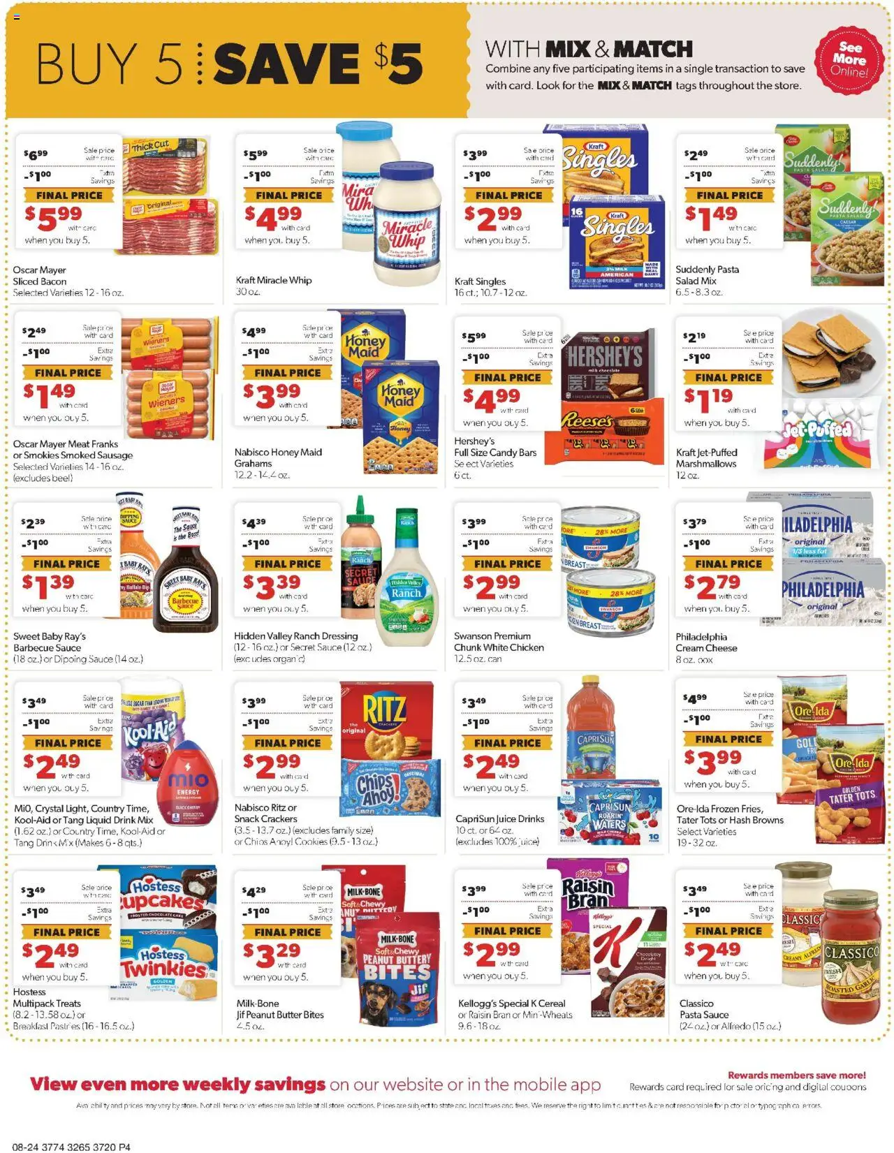 Family Fare Weekly Ad - NE - valid from 24.08.2025 | Page: 4 | Products: Butter, Juice, Salad, Sauce