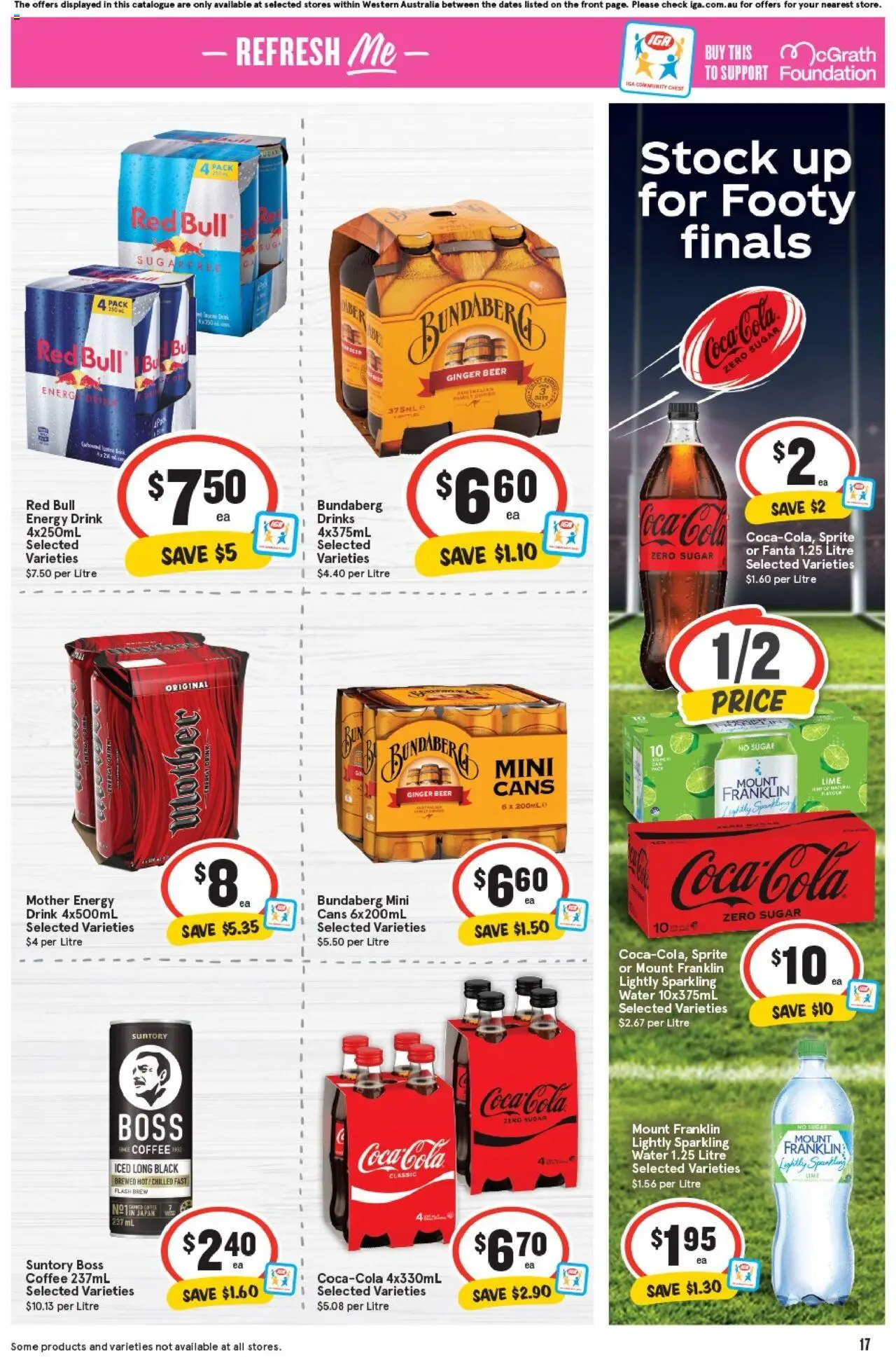 IGA catalogue - valid from 24.09.2025 | Page: 20 | Products: Coffee, Beer, Sugar, Foundation