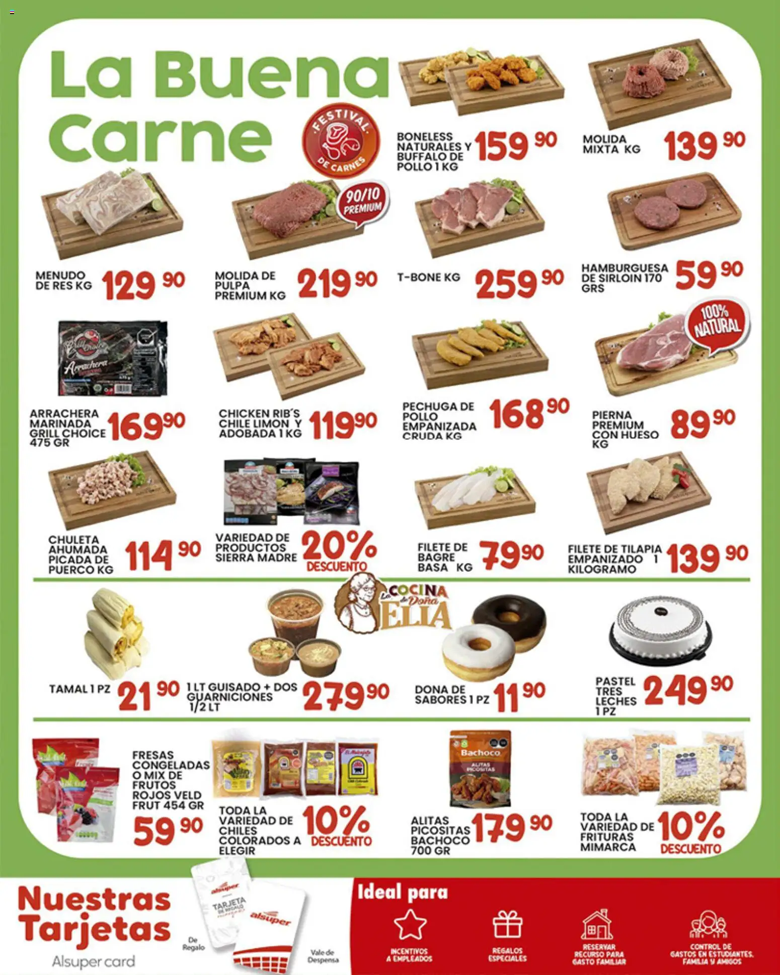 Nuevas ofertas de Alsuper válidas en toda la República Mexicana desde el 30.01.2026. ¡Encuentra las mejores ofertas en Alsuper folleto! | Página: 6 | Productos: Pastel, Res, Cocina, Sierra