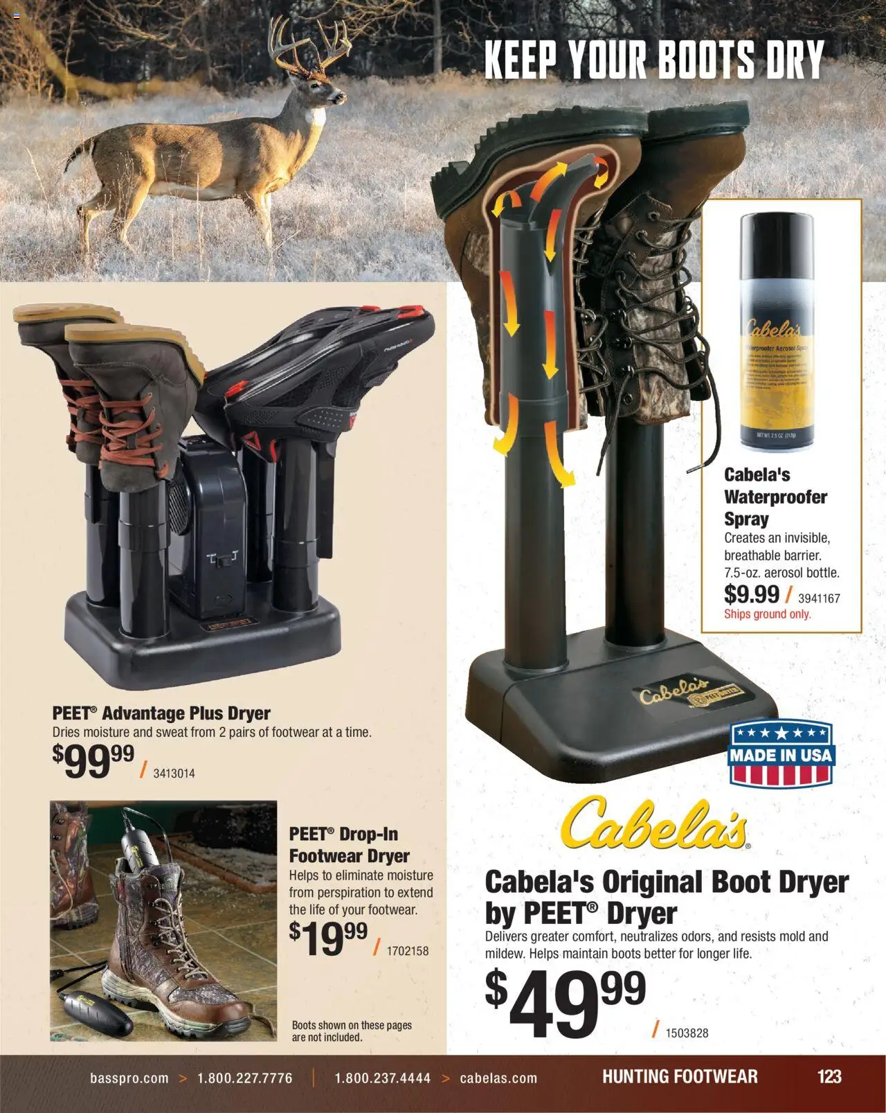 Cabela's Hunting Master 25 - valid from 11.08.2025 | Page: 123 | Products: Boots, Dryer