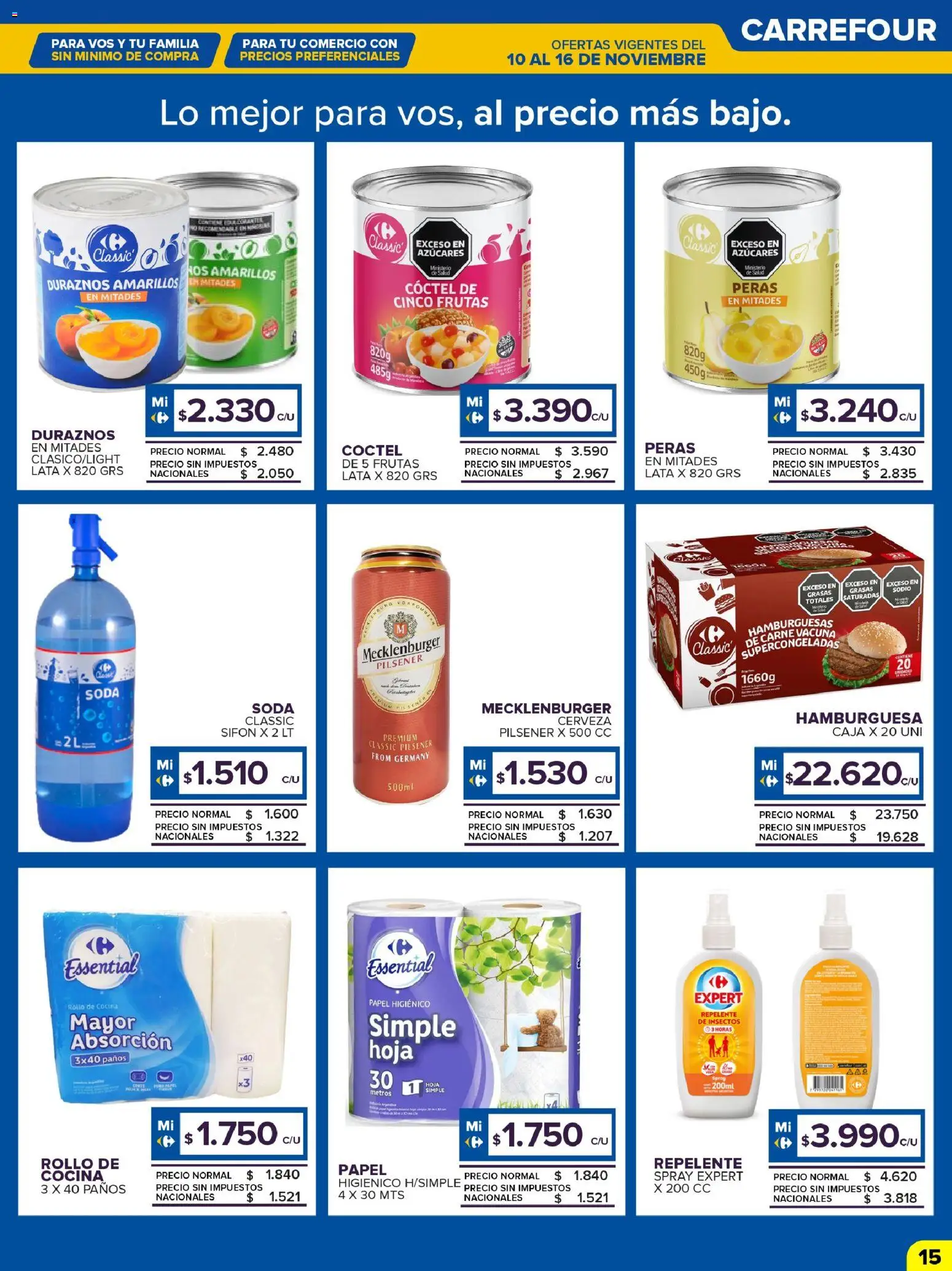 Carrefour Maxi catálogo │ válido desde el 10.11.2025 | Página: 17 | Productos: Papel higiénico, Cocina, Soda, Cerveza