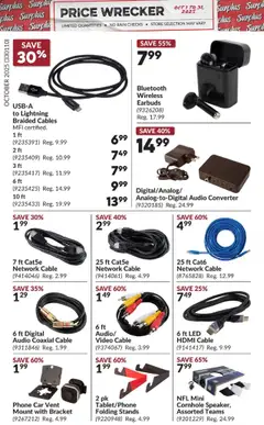 Preview of Princess Auto - Price Wrecker from shop Princess Auto valid from 01.10.2025 | Page: 6 | Products: Phone, Video, Audio, Cable
