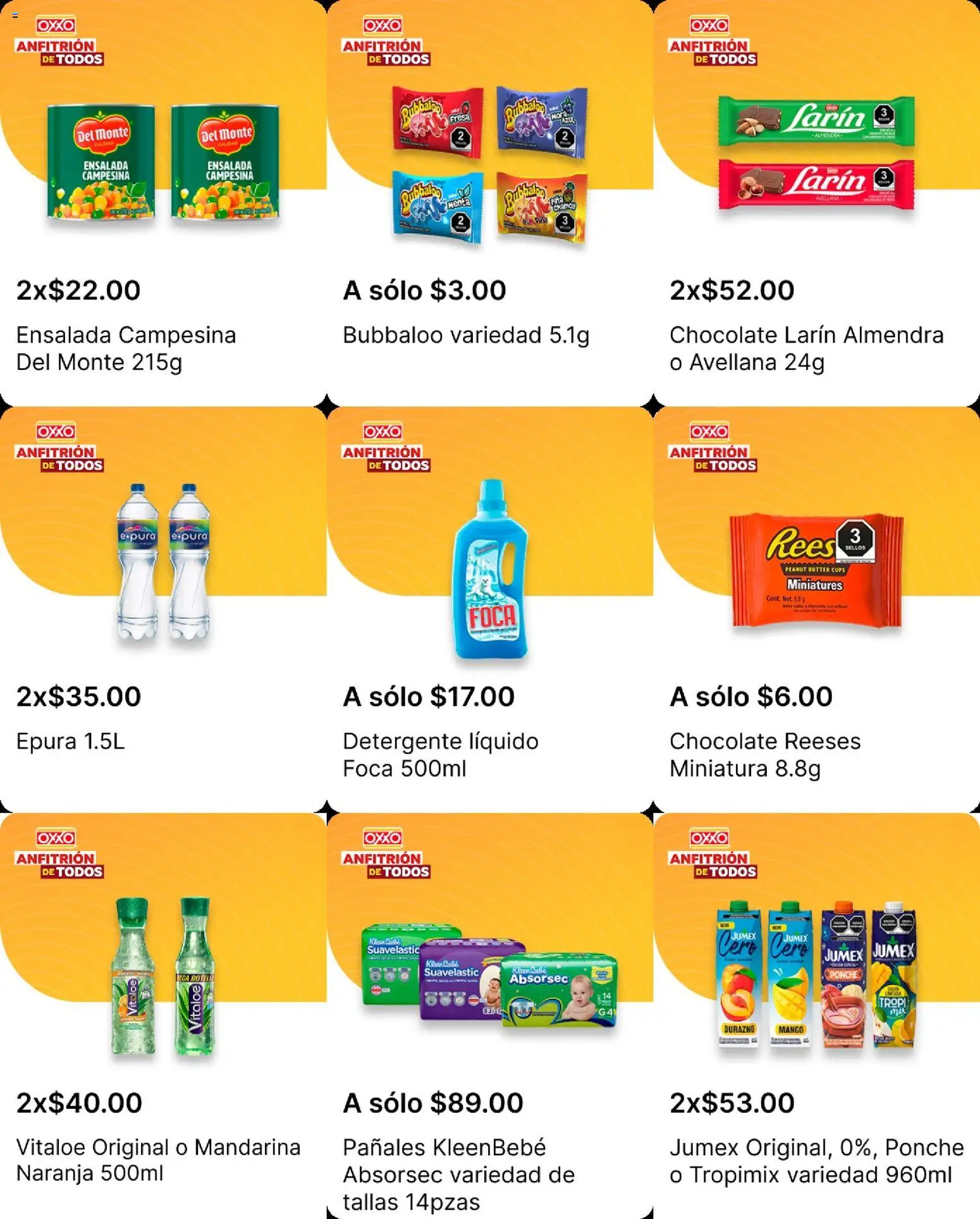 Nuevas ofertas de OXXO válidas en toda la República Mexicana desde el 19.02.2026. ¡Encuentra las mejores ofertas en OXXO folleto! | Página: 21 | Productos: Durazno, Mango, Almendra, Pañales
