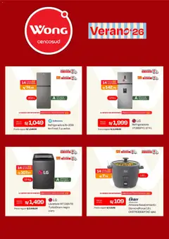 Vista previa de folleto Wong catálogo de la Wong válido desde 06.04.2026 | Página: 5 | Productos: Lavadora