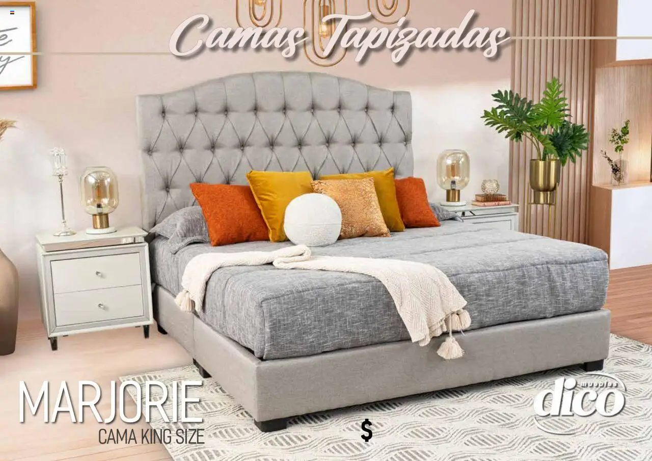 Nuevas ofertas de Muebles Dico válidas en toda la República Mexicana desde el 25.09.2025. ¡Encuentra las mejores ofertas en Muebles Dico - Catálogo Camas Topazidas! | Página: 3 | Productos: Cama
