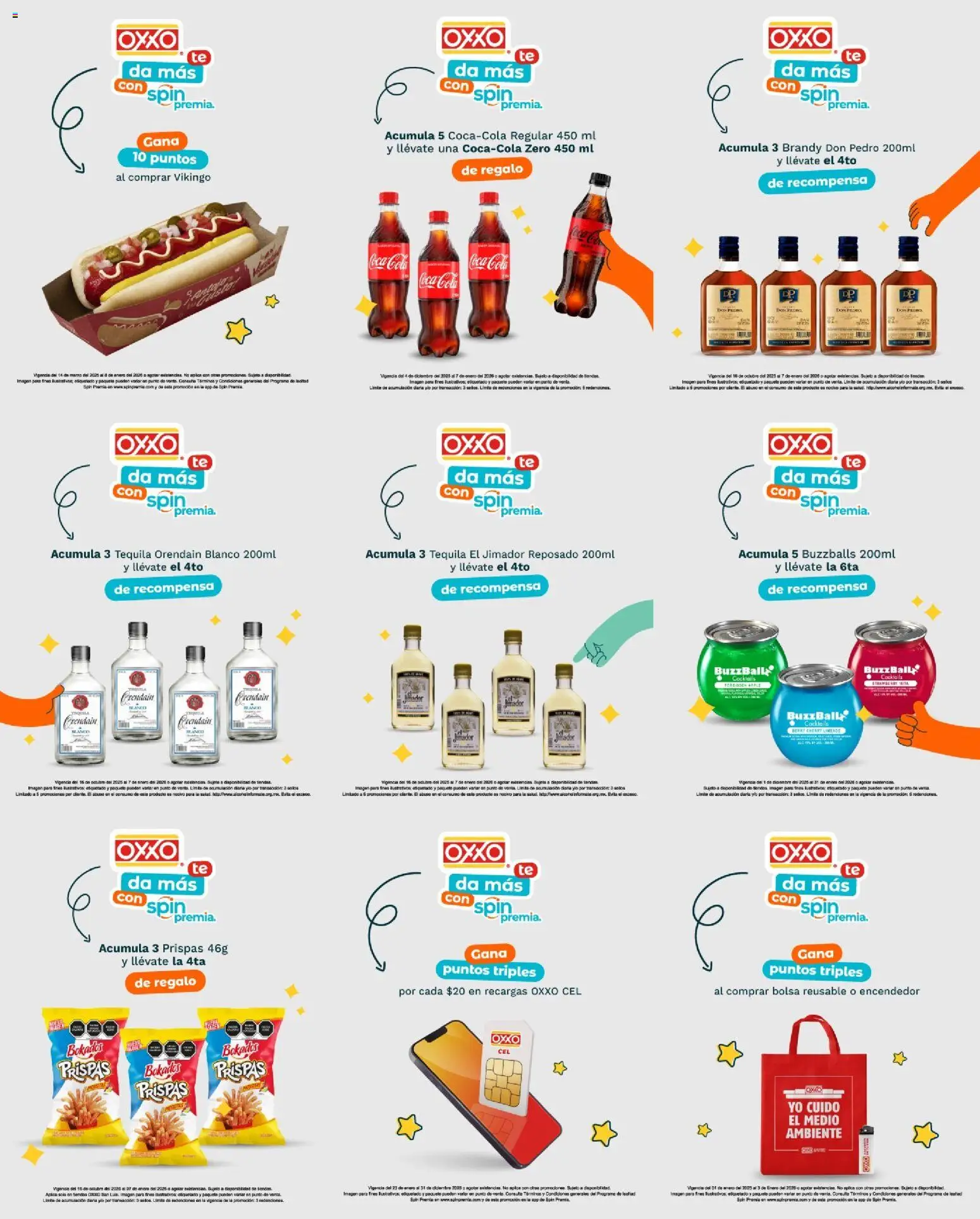 Nuevas ofertas de OXXO válidas en toda la República Mexicana desde el 08.01.2026. ¡Encuentra las mejores ofertas en OXXO folleto! | Página: 23 | Productos: Bolsa, Col, Encendedor, Té