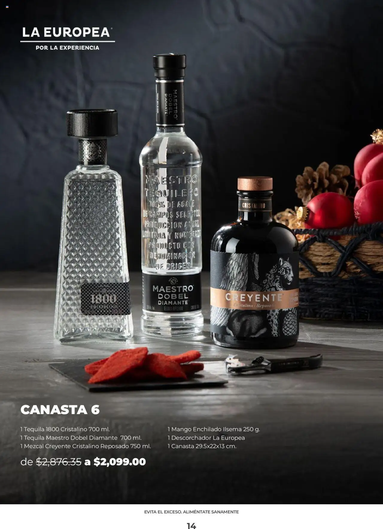 Nuevas ofertas de La Europea válidas en toda la República Mexicana desde el 22.09.2025. ¡Encuentra las mejores ofertas en La Europea catálogo! | Página: 14 | Productos: Mango, Tequila, Canasta