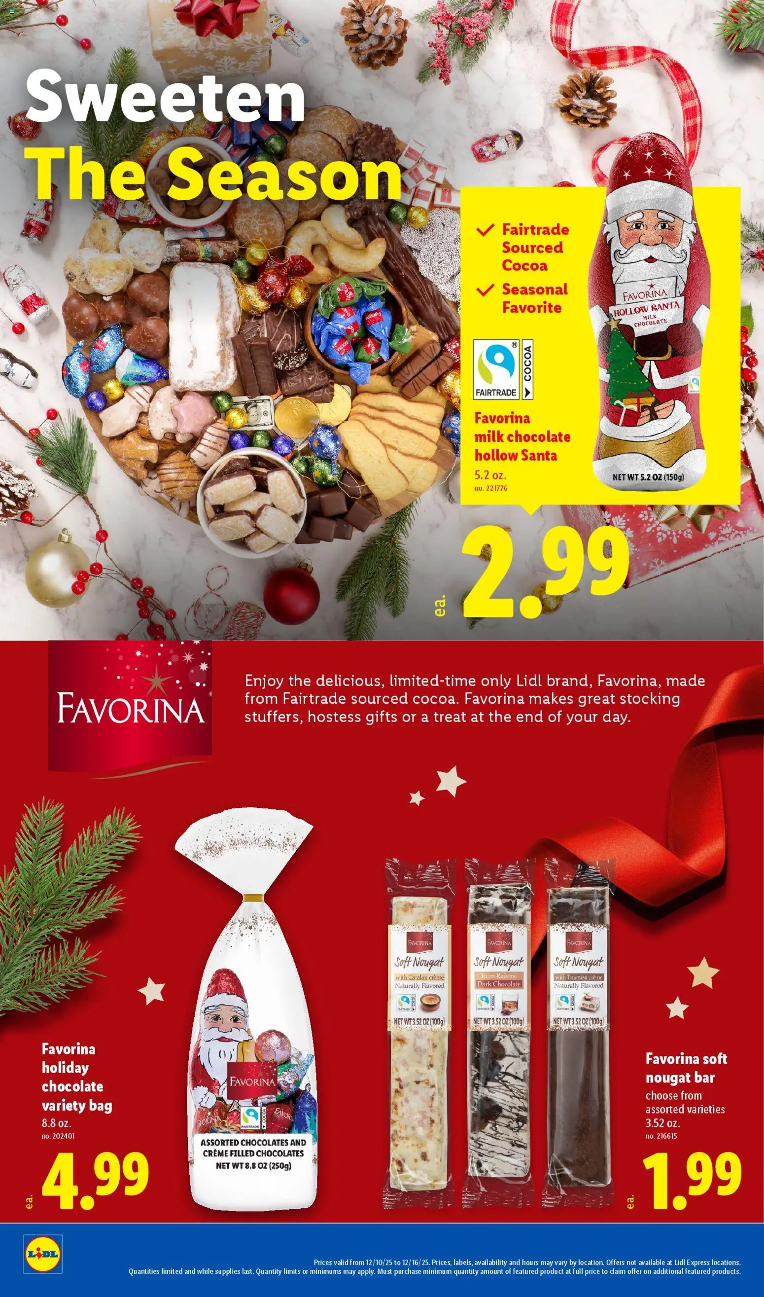 Lidl Weekly Ad - valid from 10.12.2025 | Page: 26 | Products: Milk, Chocolate, Raisins, Bag