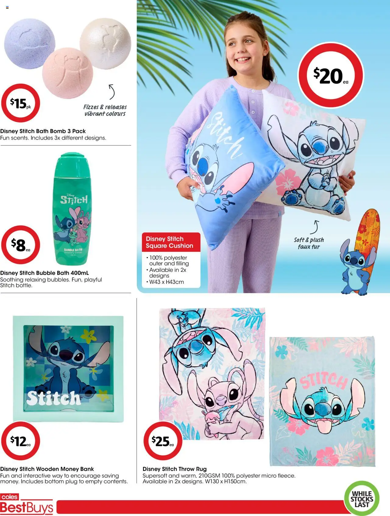 Coles catalogue - valid from 06.06.2025 | Page: 4 | Products: Cushion, Bath, Fur, Bubble bath