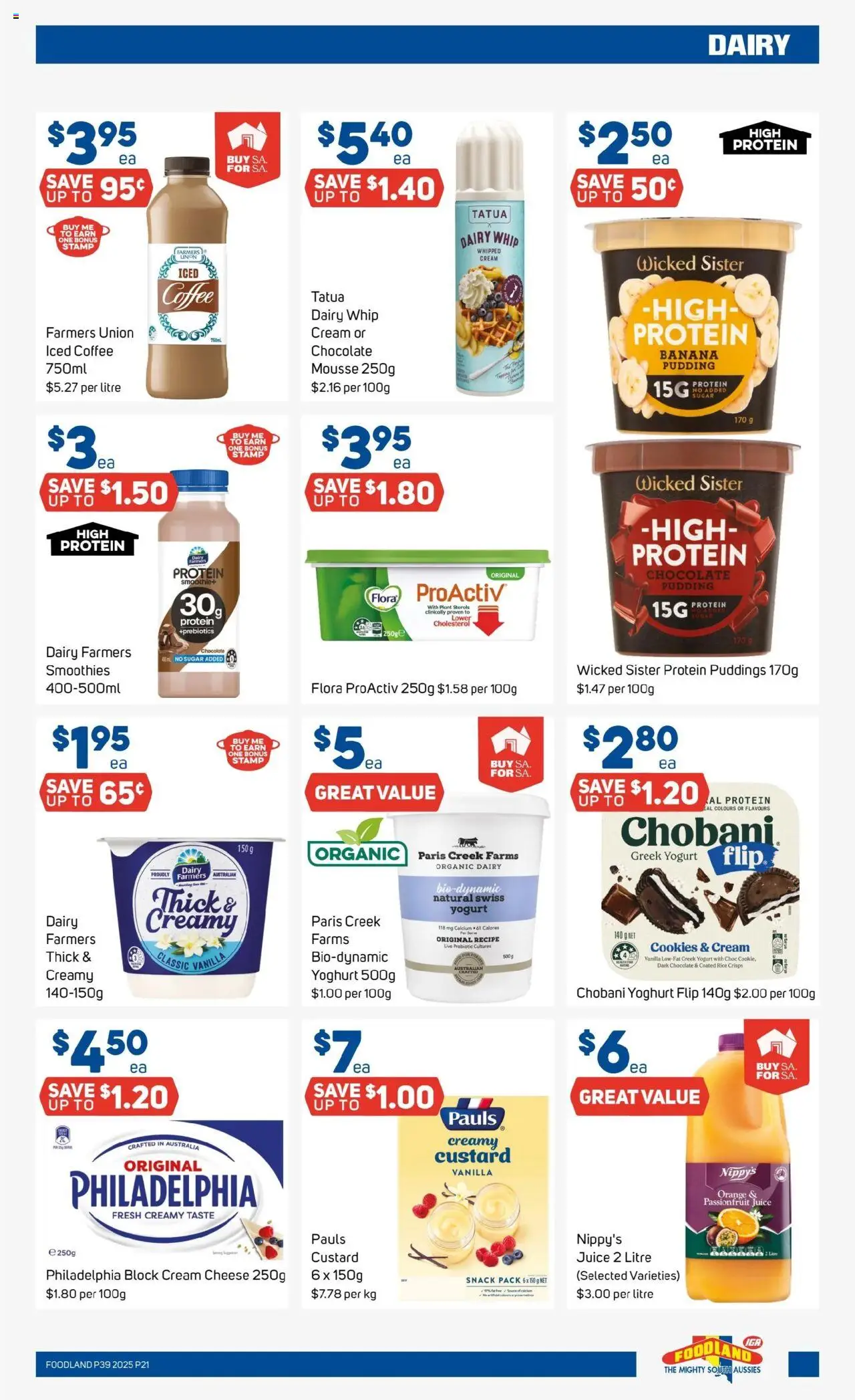 Foodland catalogue - valid from 24.09.2025 | Page: 21 | Products: Cheese, Passionfruit, Cream, Pudding