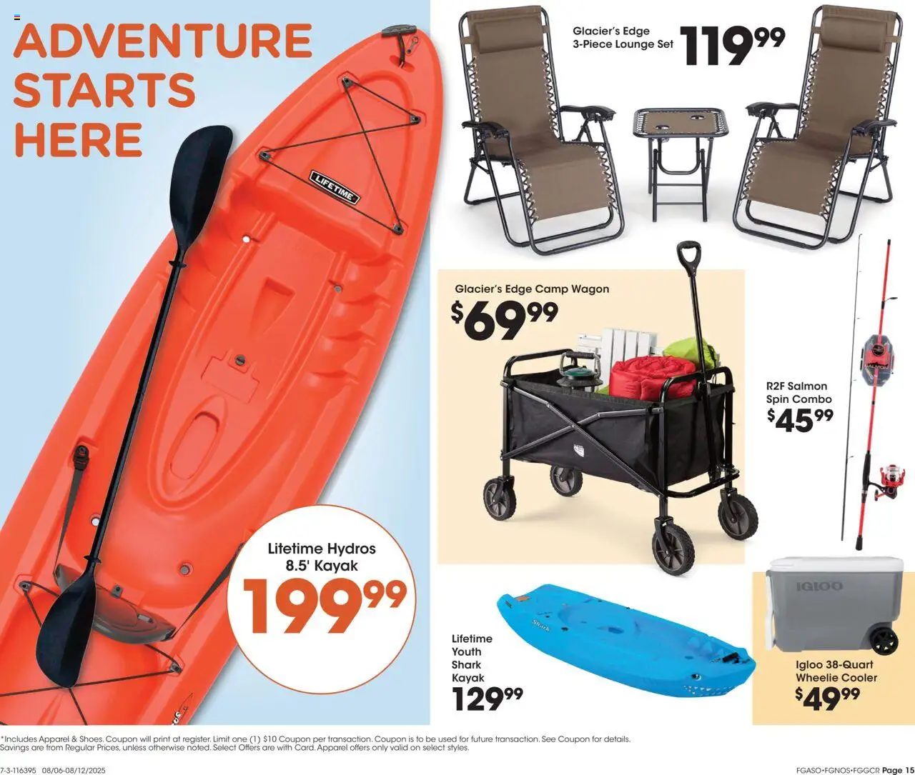 Fred Meyer - Home & Apparel - valid from 06.08.2025 | Page: 19 | Products: Kayak