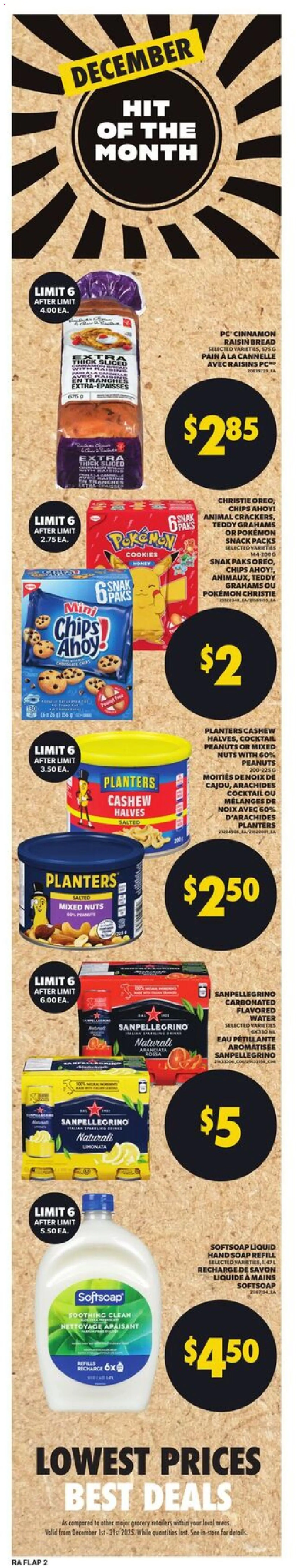 Atlantic Superstore flyer valid from 04.12.2025 | Page: 2 | Products: Chips, Cookies, PC, Bread