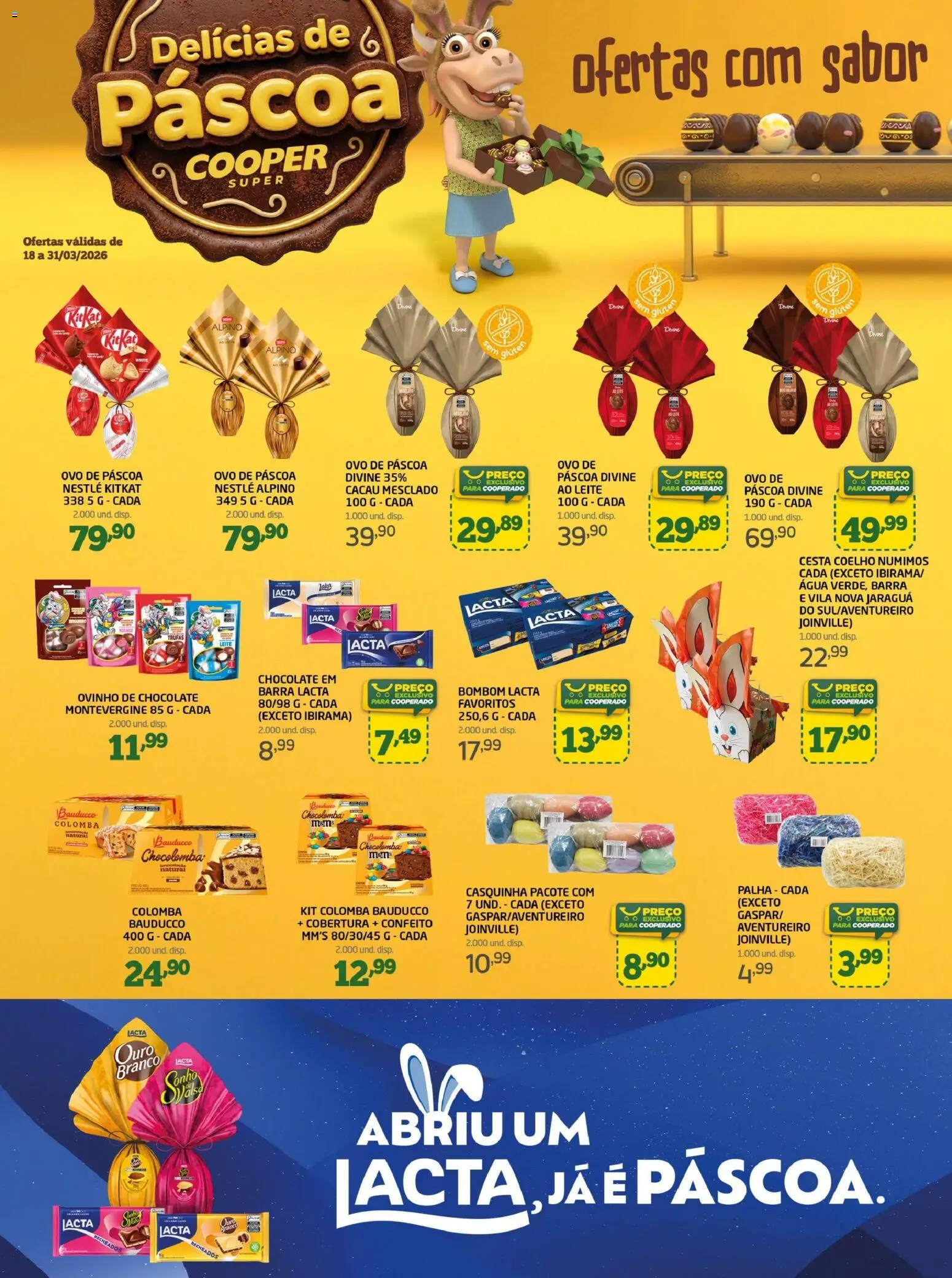 Cooper Folheto - válido de 18.03.2026 | Página: 2 | Produtos: Ovo de páscoa, Cesta, Chocolate, Bombom
